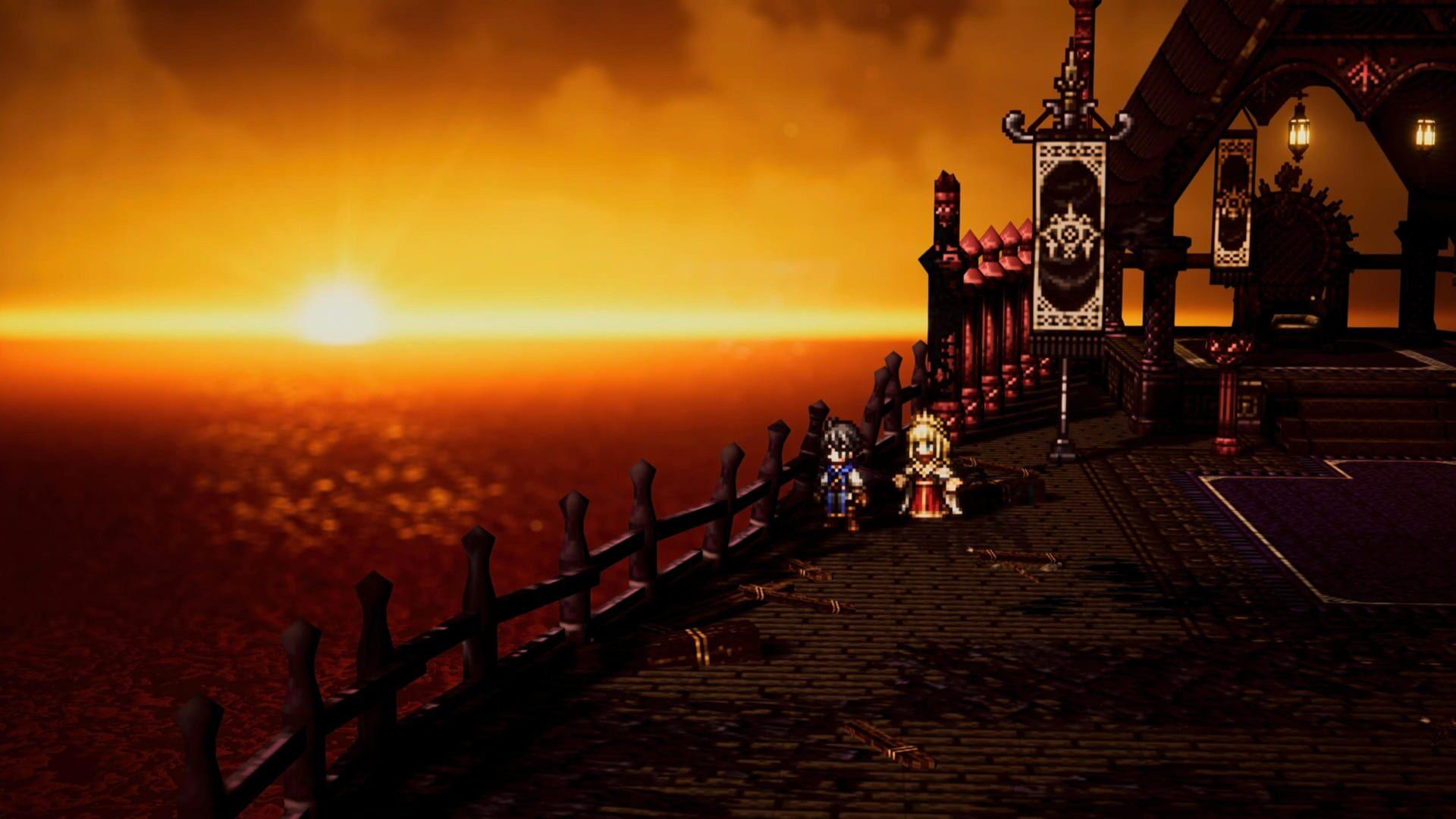 OCTOPATH TRAVELER 0 - główny screenshot z gry