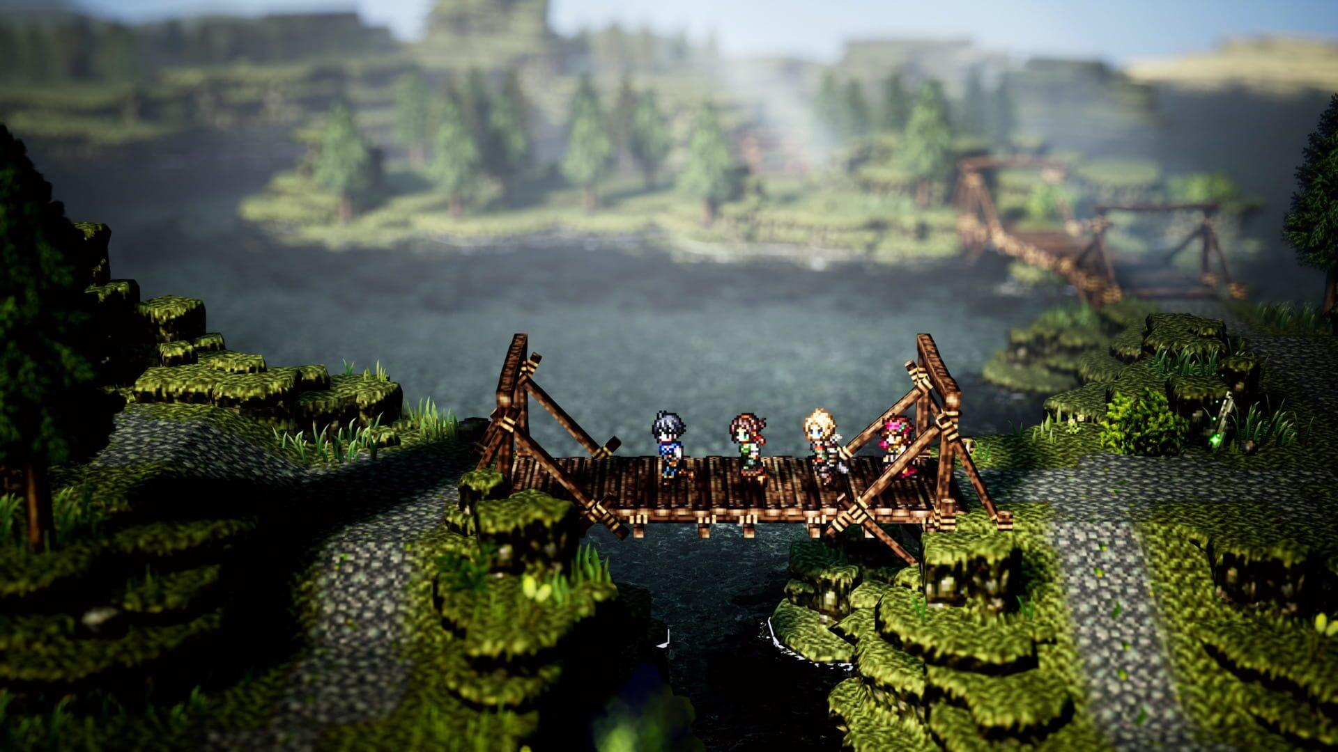 OCTOPATH TRAVELER 0 - akcja w grze