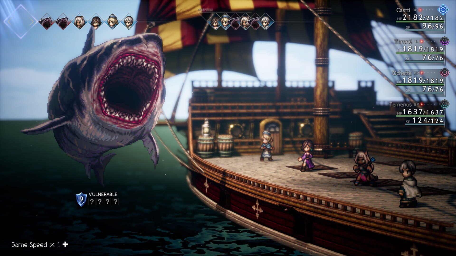 Octopath Traveler II - akcja w grze