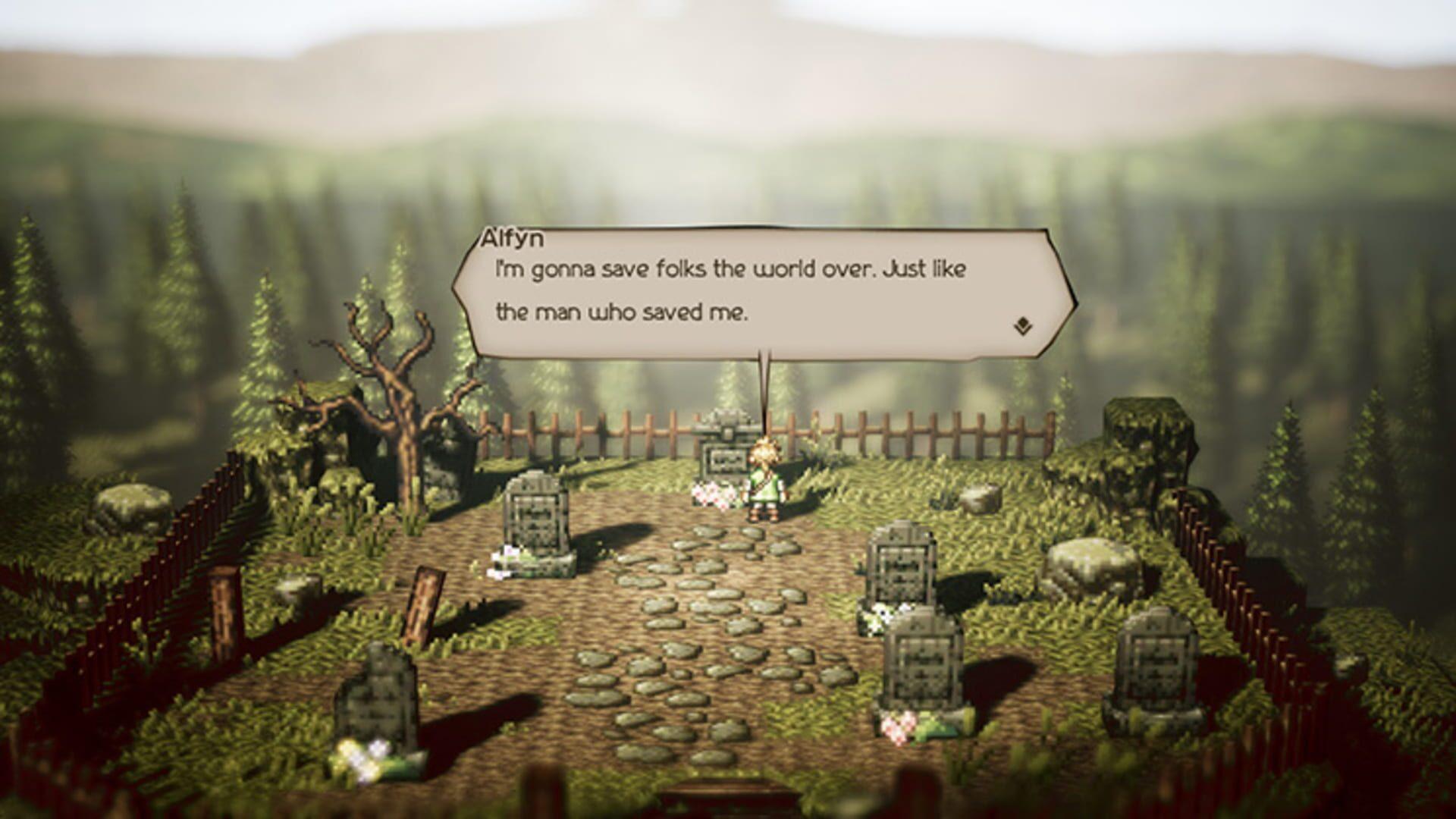 Octopath Traveler (Switch) - świat gry, lokacja