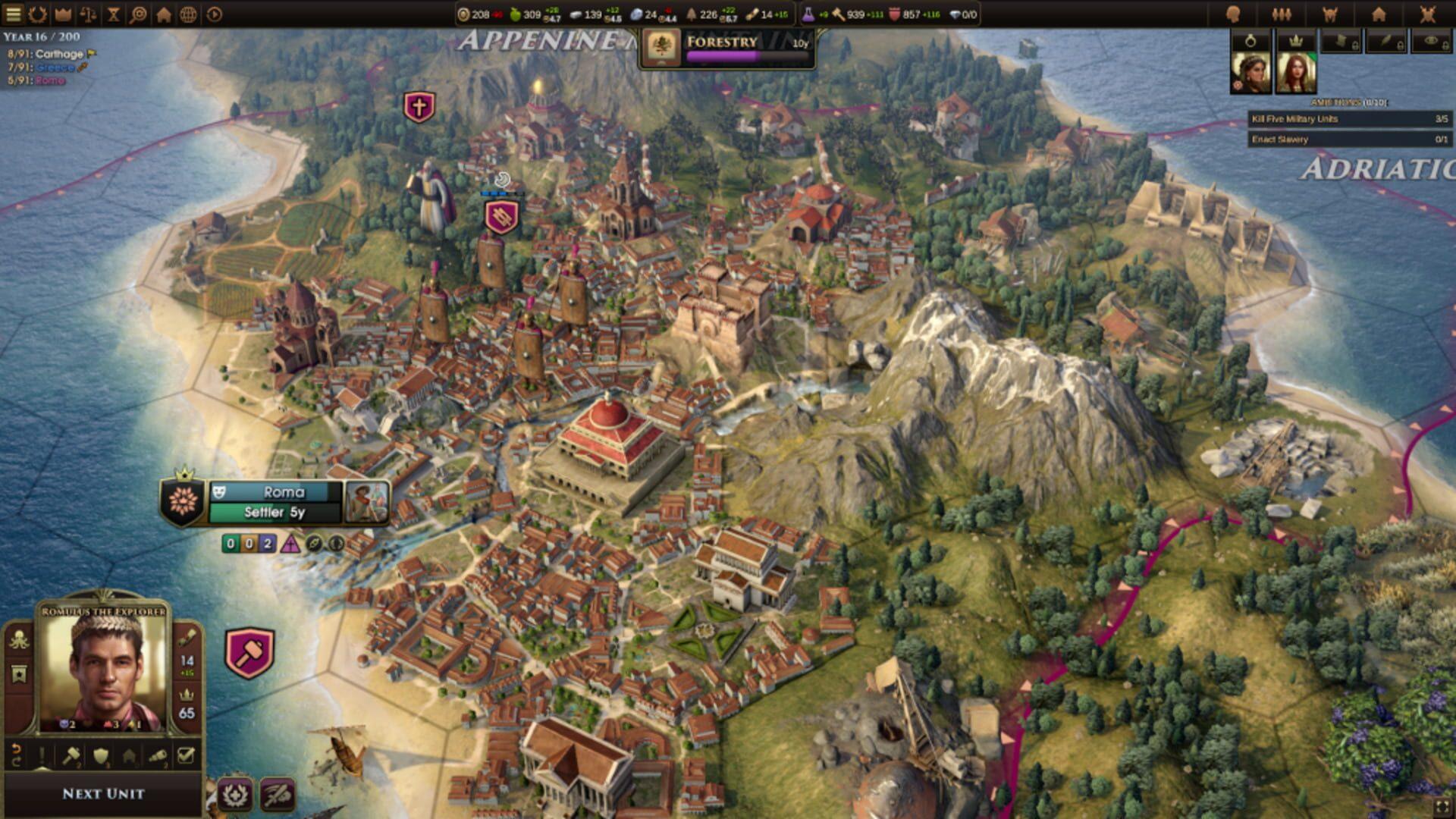 Old World - akcja w grze