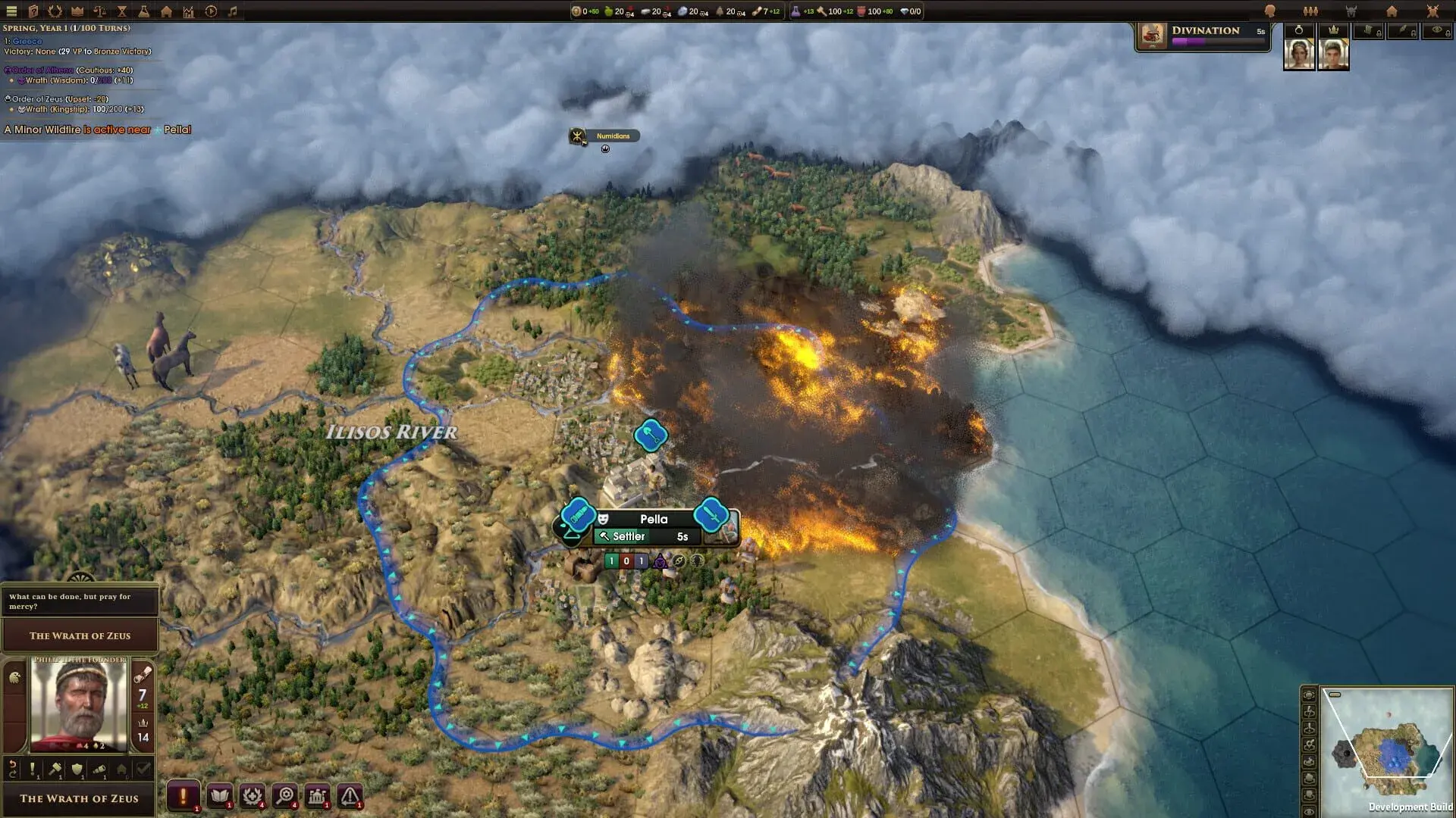 Old World: Wrath of Gods - akcja w grze