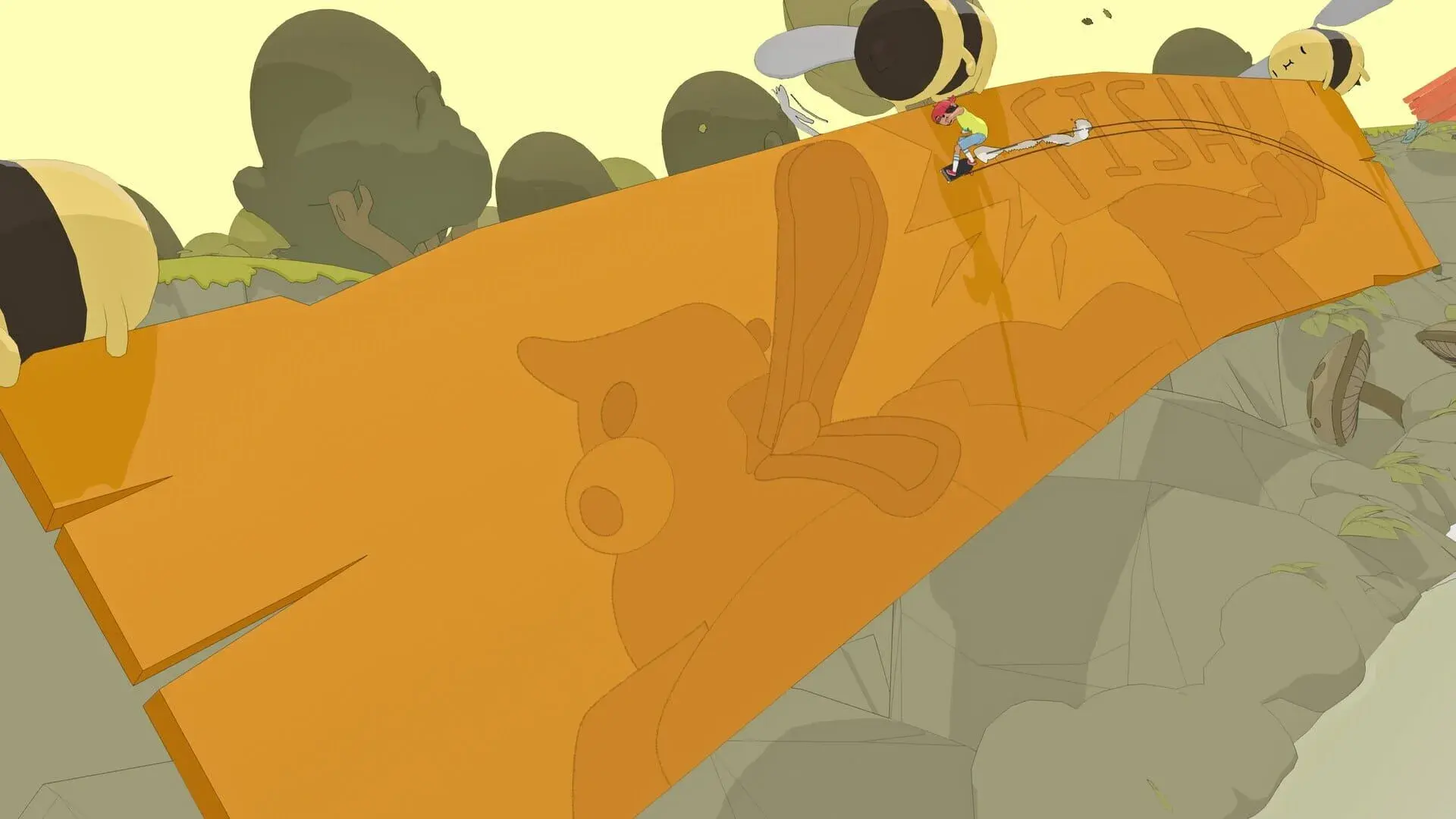 OlliOlli World: Rad Edition - główny screenshot z gry