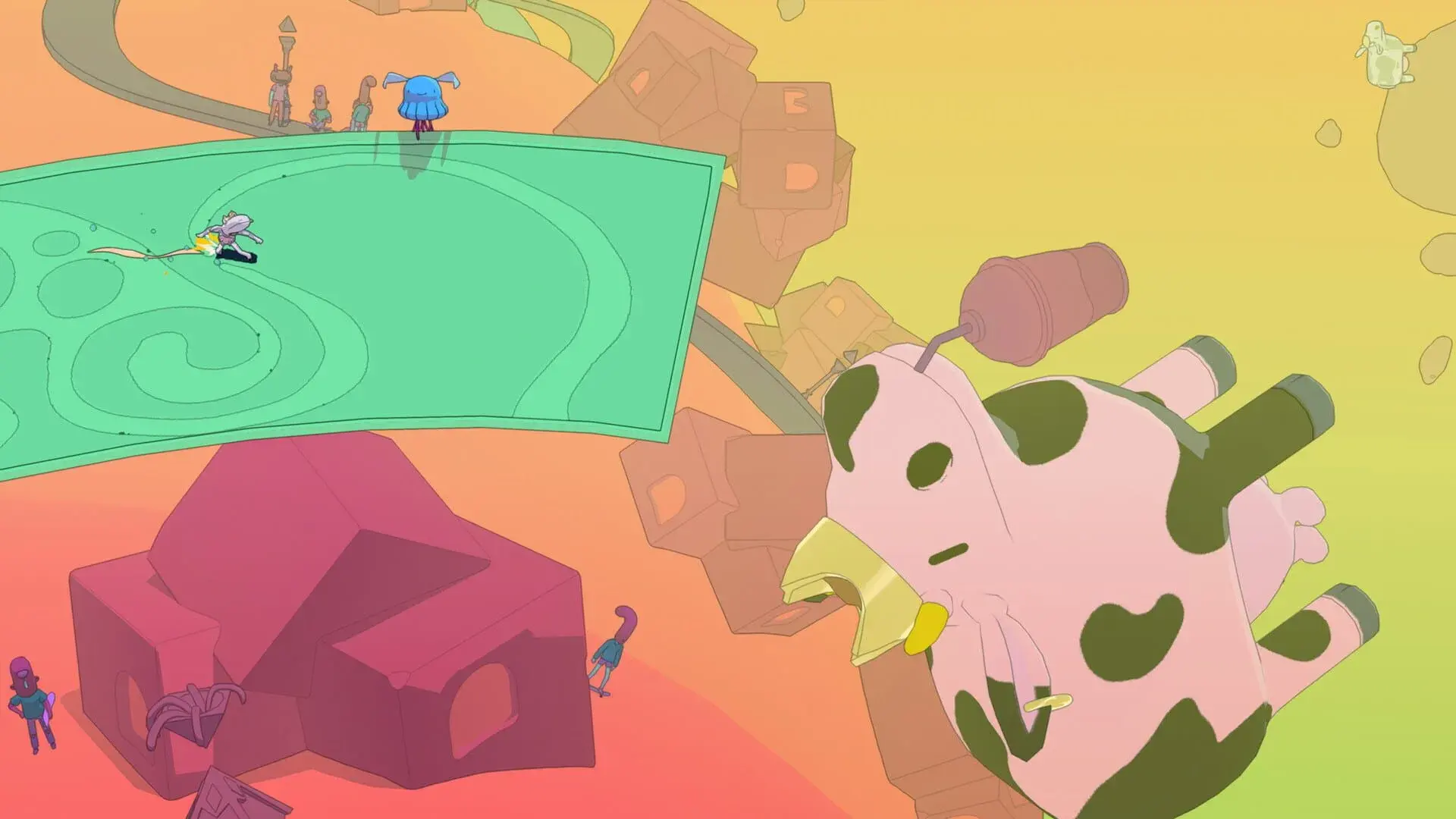 OlliOlli World: Void Riders - główny screenshot z gry