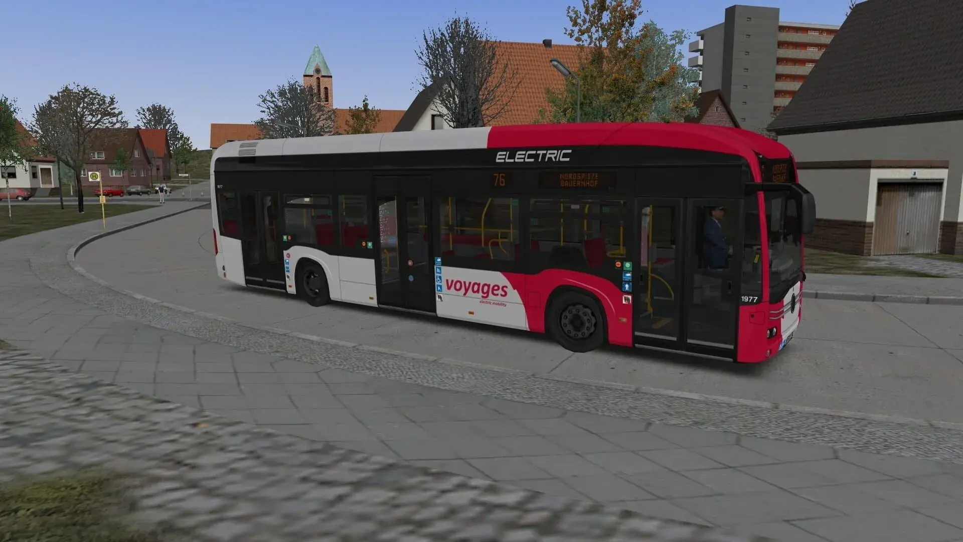 OMSI 2: E-Bus Hamburg - świat gry, lokacja
