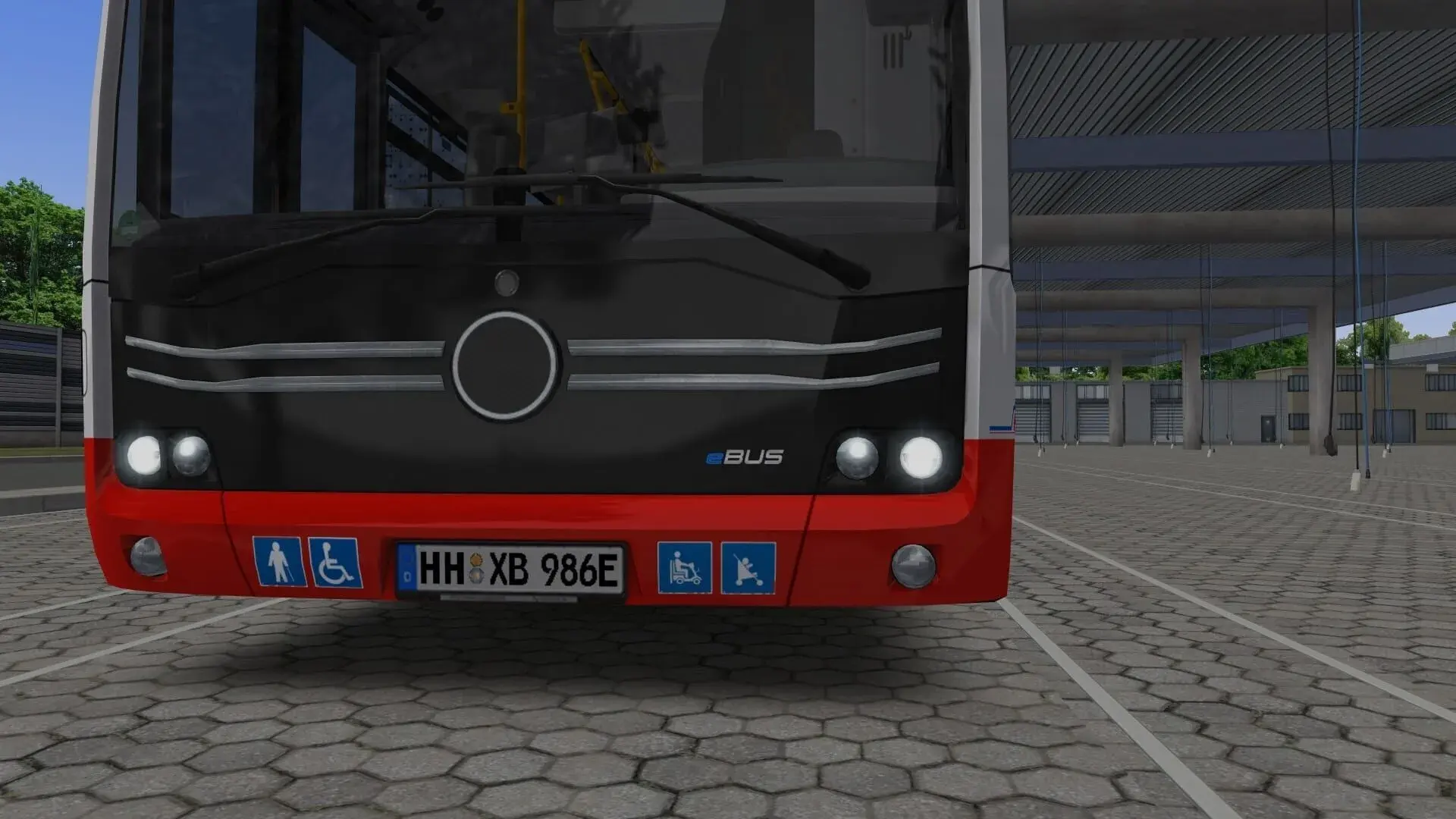 OMSI 2: E-Bus Hamburg - akcja w grze