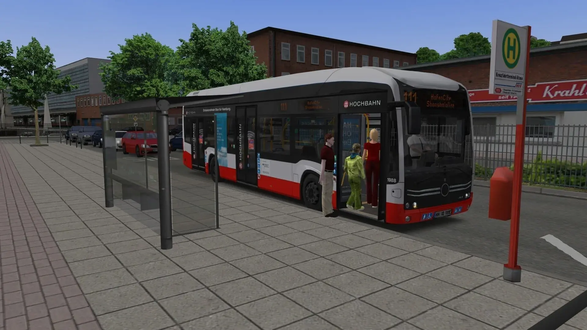 OMSI 2: E-Bus Hamburg - obrazek z gry