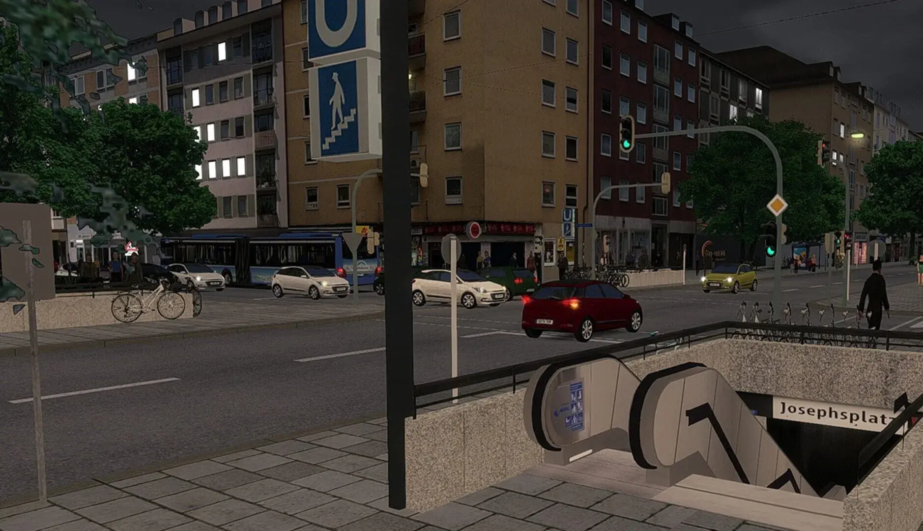 OMSI 2: München City - świat gry, lokacja