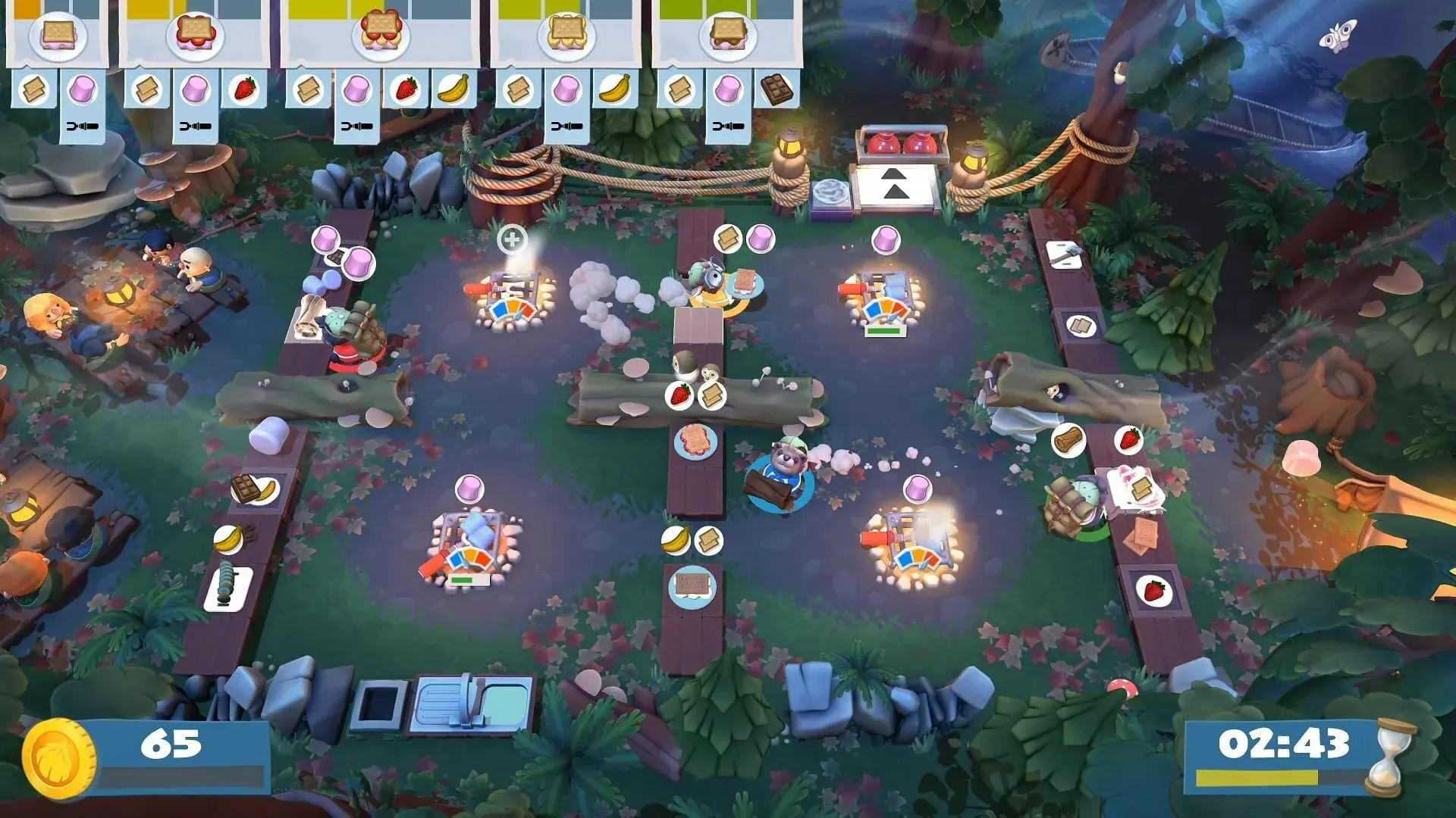 Overcooked! 2: Campfire Cook Off - gameplay screenshot
