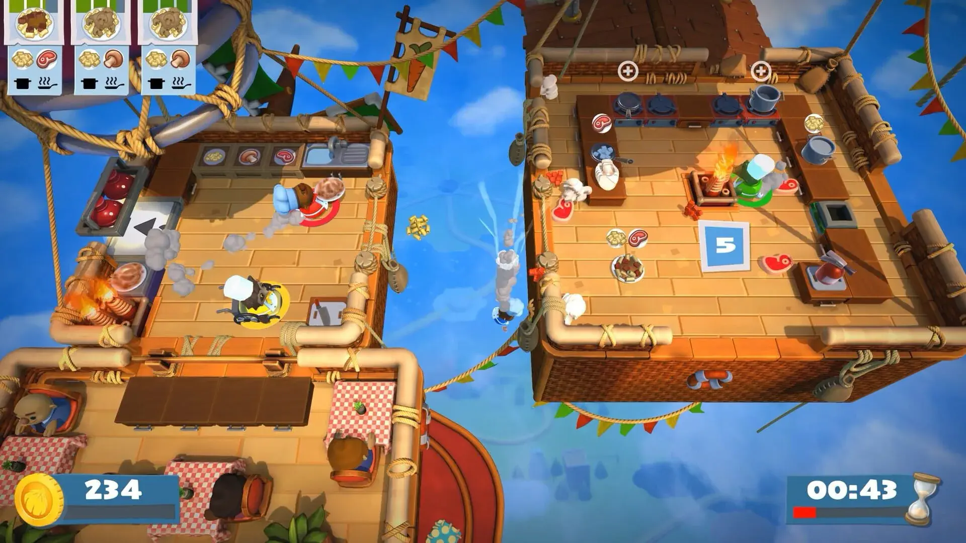 Overcooked! 2 (PS5) - świat gry, lokacja
