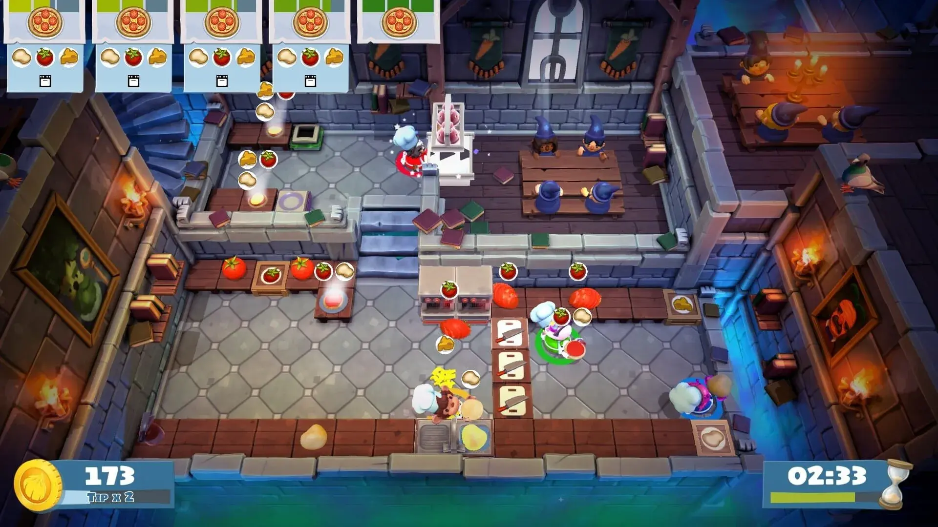 Overcooked! 2: Too Many Cooks Pack - akcja w grze