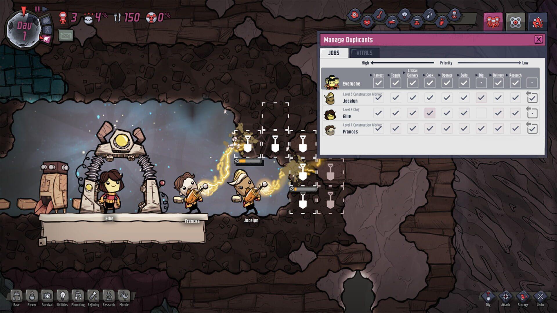 Oxygen Not Included - świat gry, lokacja