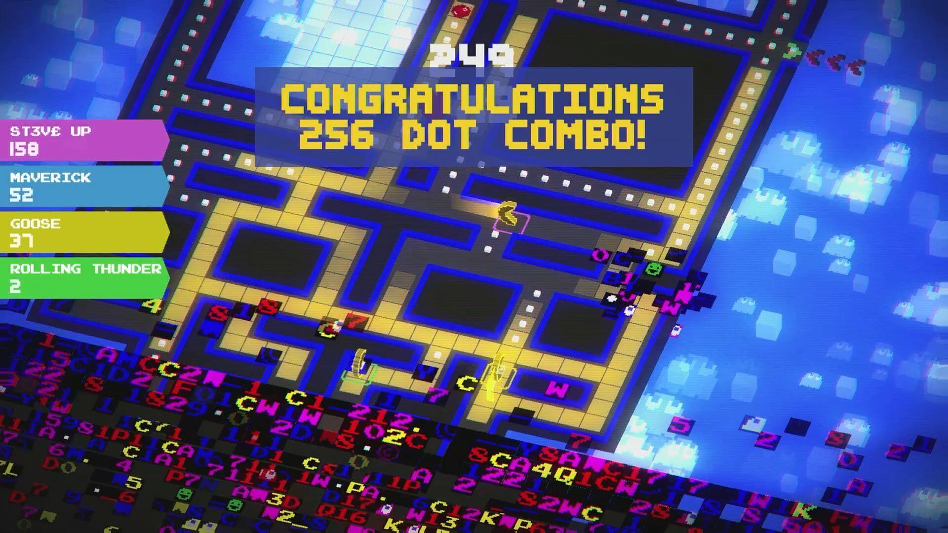 Pac-Man 256 - akcja w grze