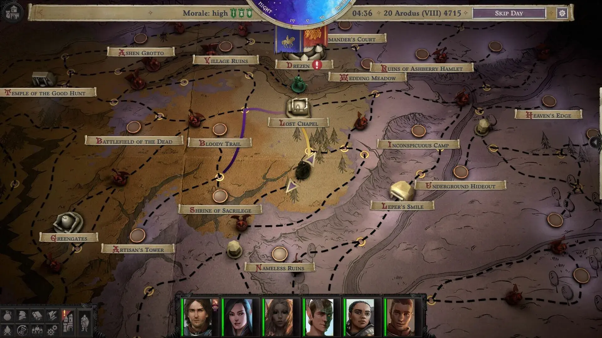 Pathfinder: Wrath of the Righteous - Mythic Edition - główny screenshot z gry
