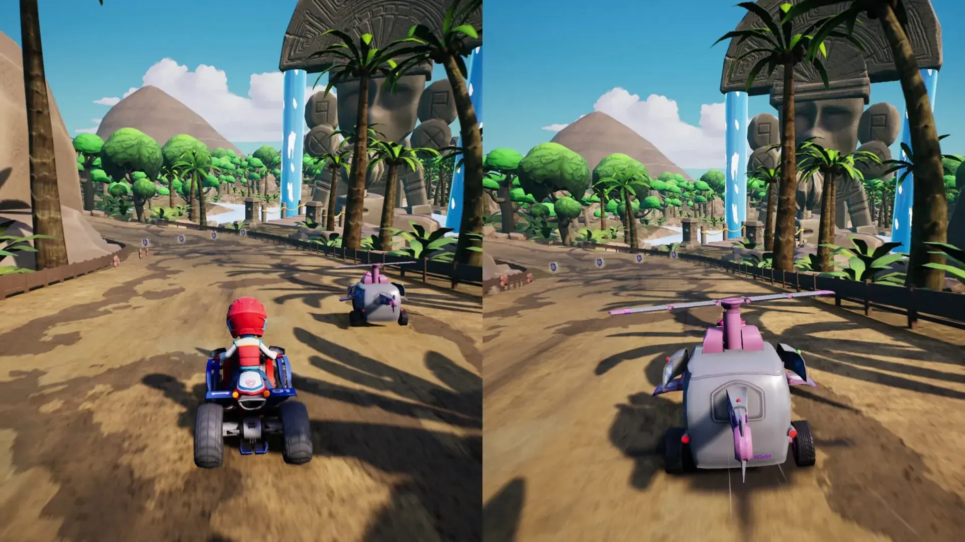 Paw Patrol: Grand Prix - świat gry, lokacja