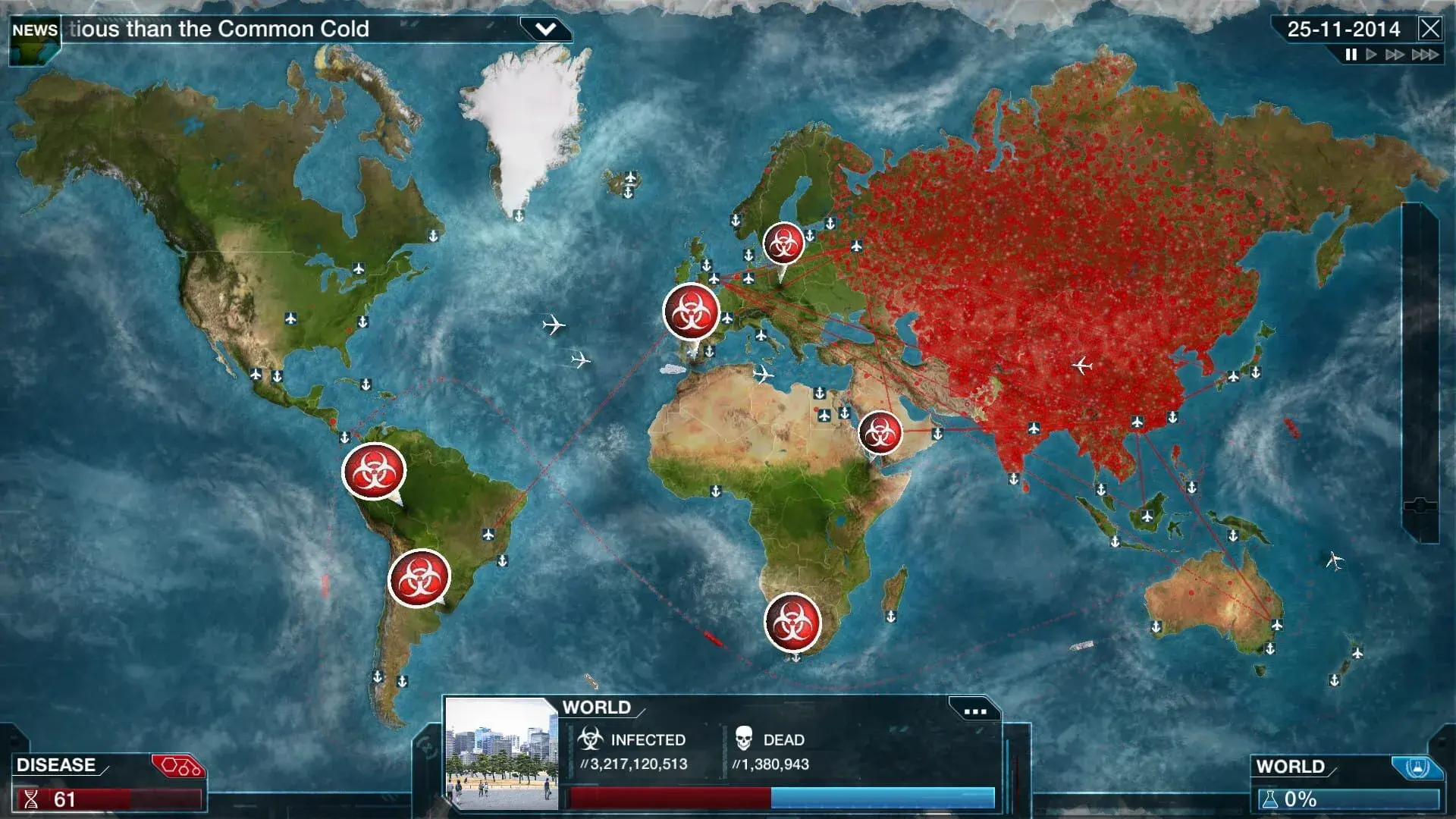 Plague Inc: Evolved - główny screenshot z gry