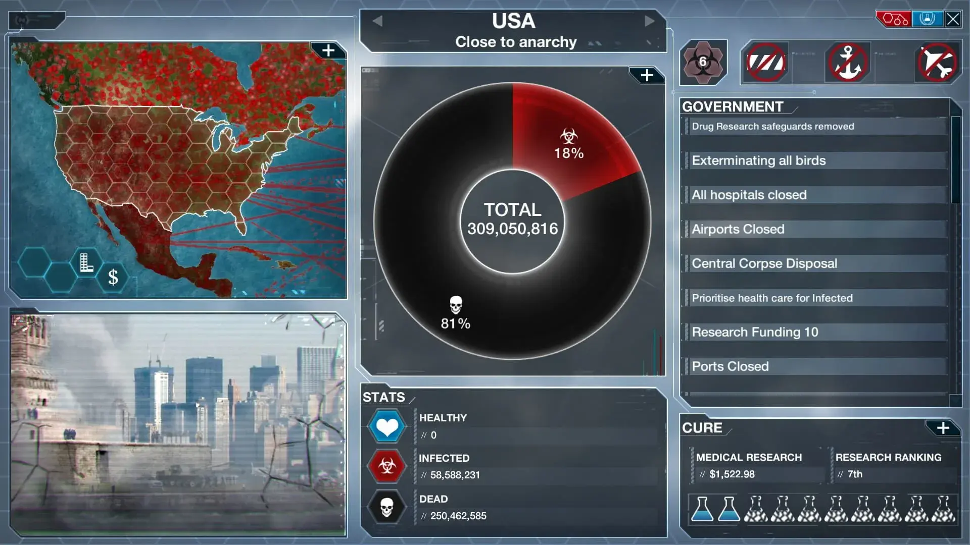Plague Inc: Evolved - świat gry, lokacja