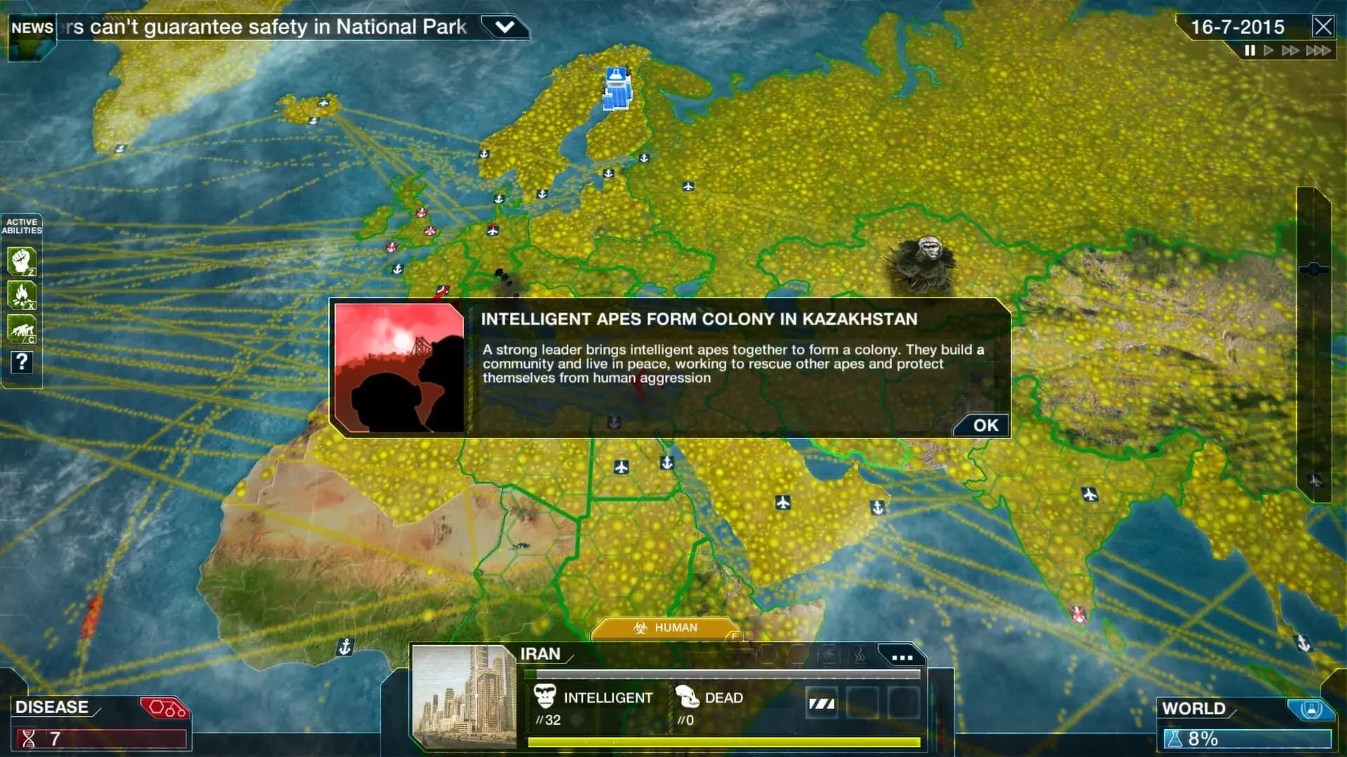 Plague Inc: Evolved (PS5) - świat gry, lokacja