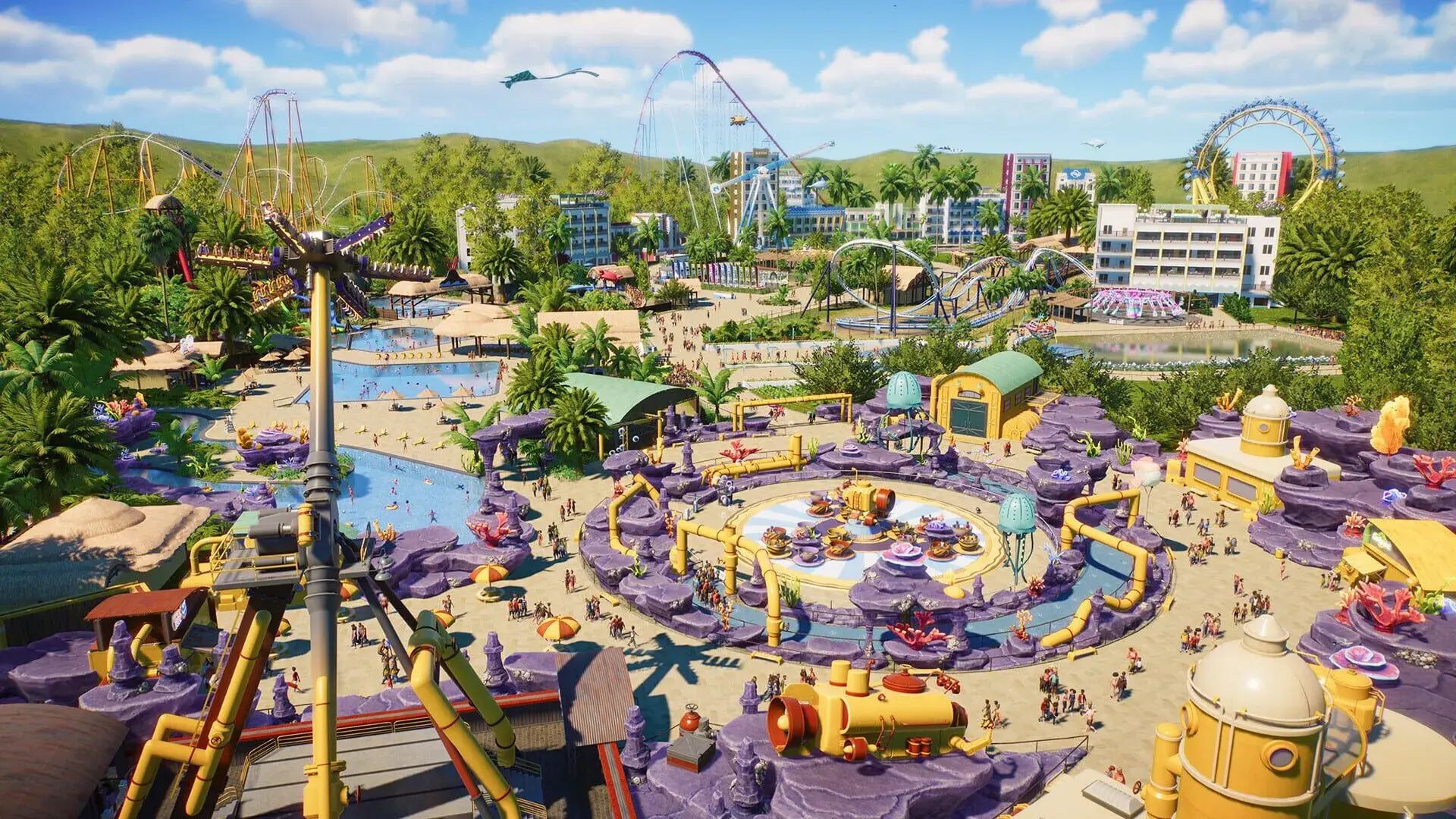Planet Coaster 2 (PS5) - świat gry, lokacja