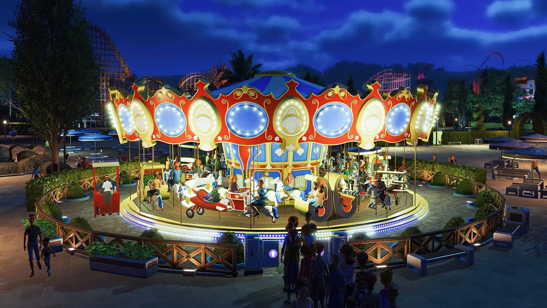 Planet Coaster 2: Vintage Funfair Ride Pack - gameplay screenshot