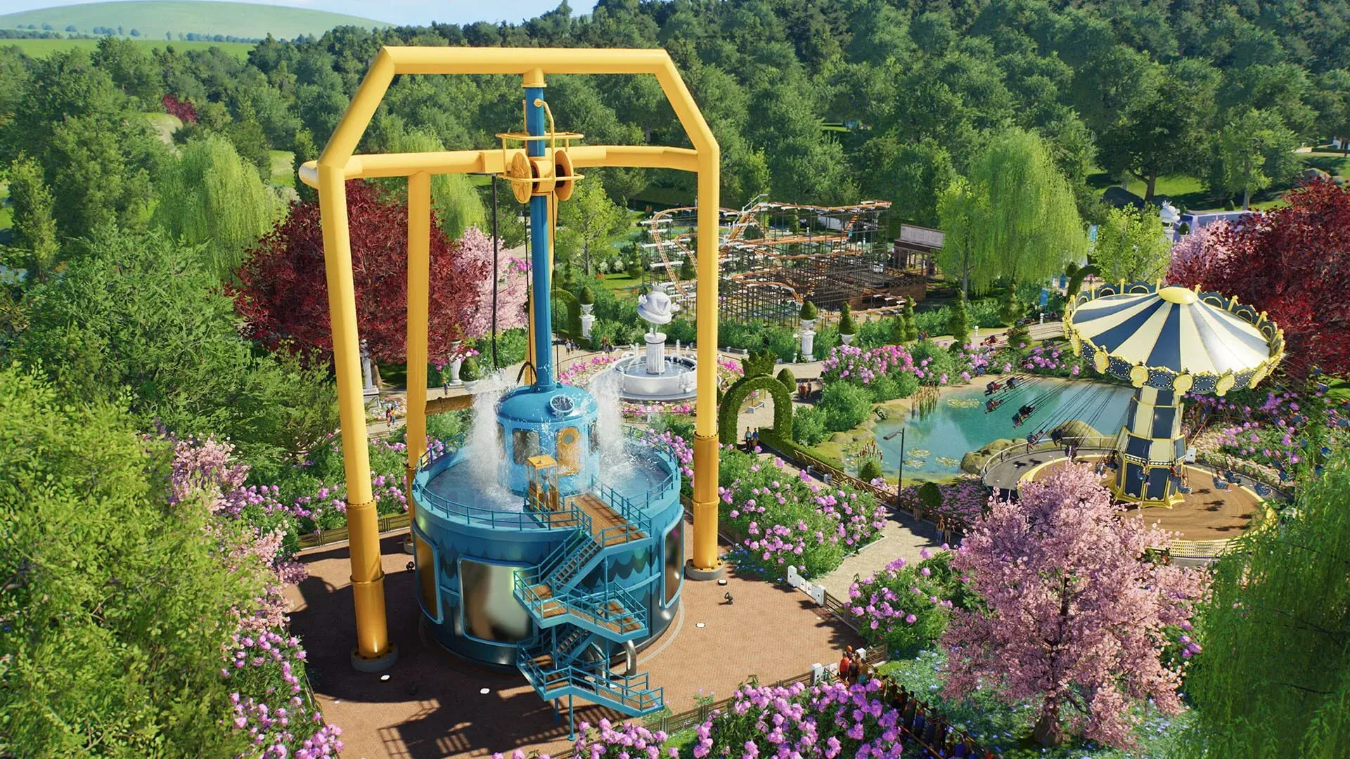 Planet Coaster 2: Vintage Funfair Ride Pack - akcja w grze