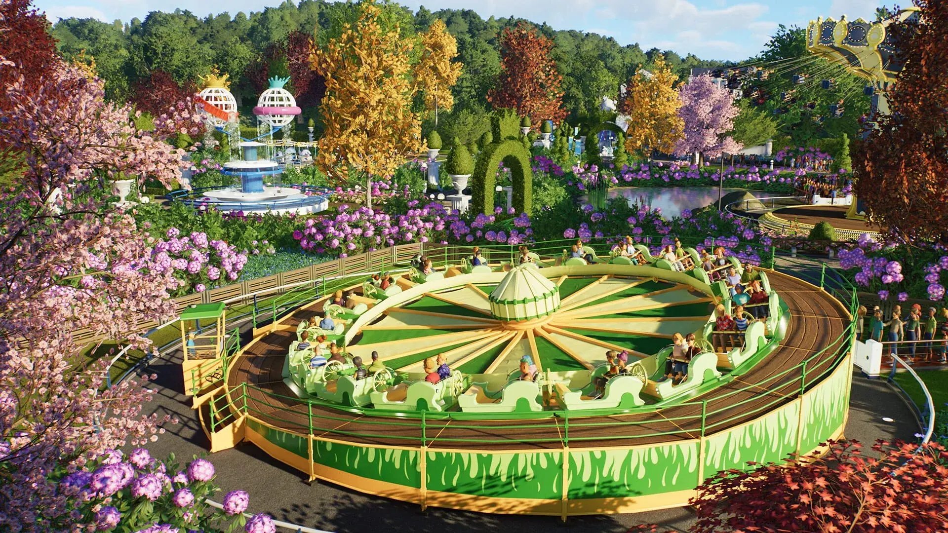 Planet Coaster 2: Vintage Funfair Ride Pack - screenshot wysokiej jakości