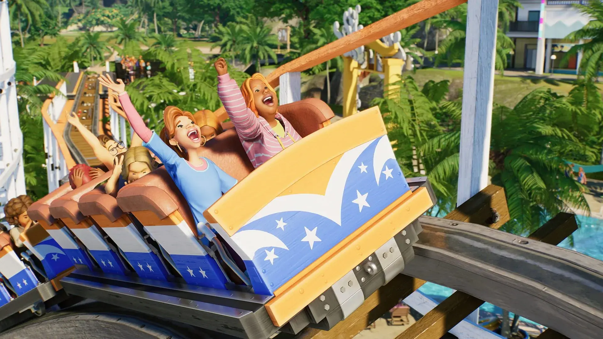 Planet Coaster 2: Vintage Funfair Ride Pack - obrazek z gry