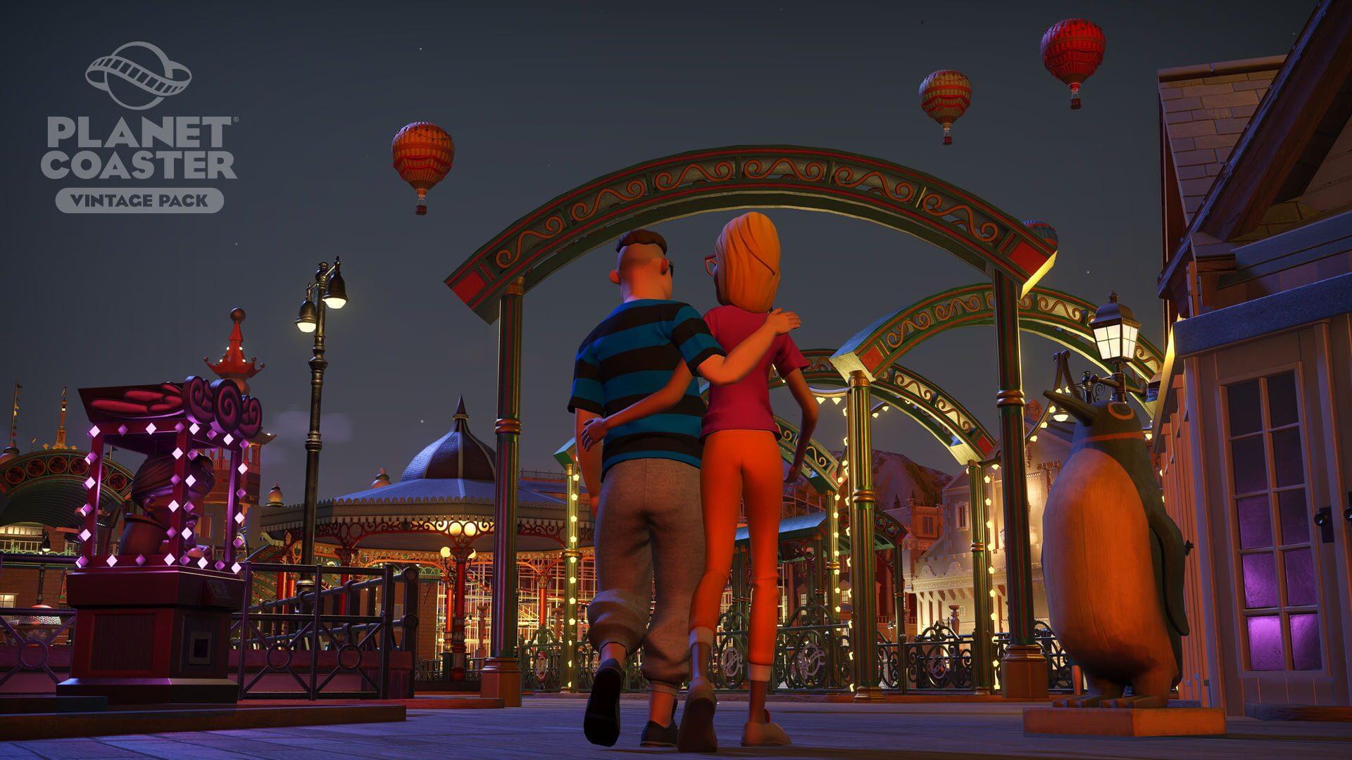 Planet Coaster: Vintage Pack - akcja w grze