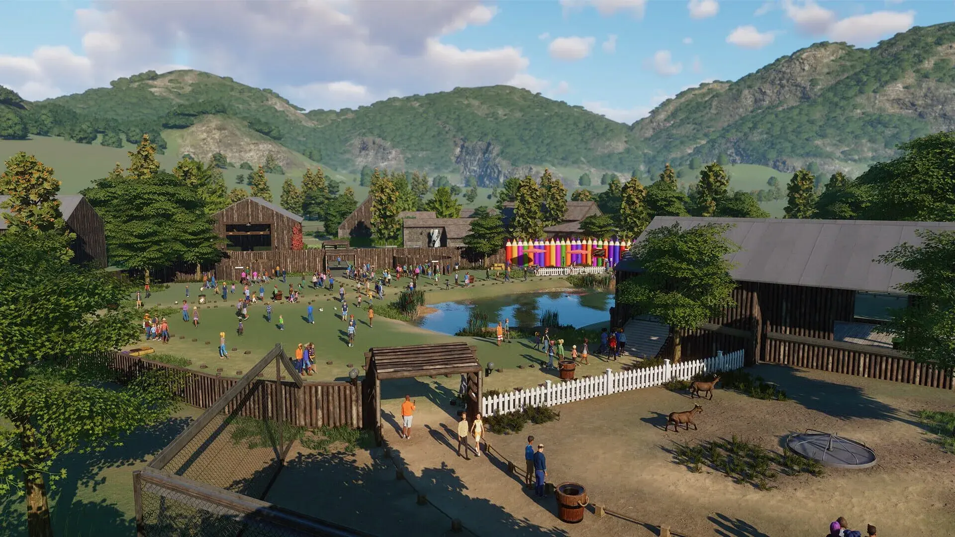 Planet Zoo: Barnyard Animal Pack - akcja w grze