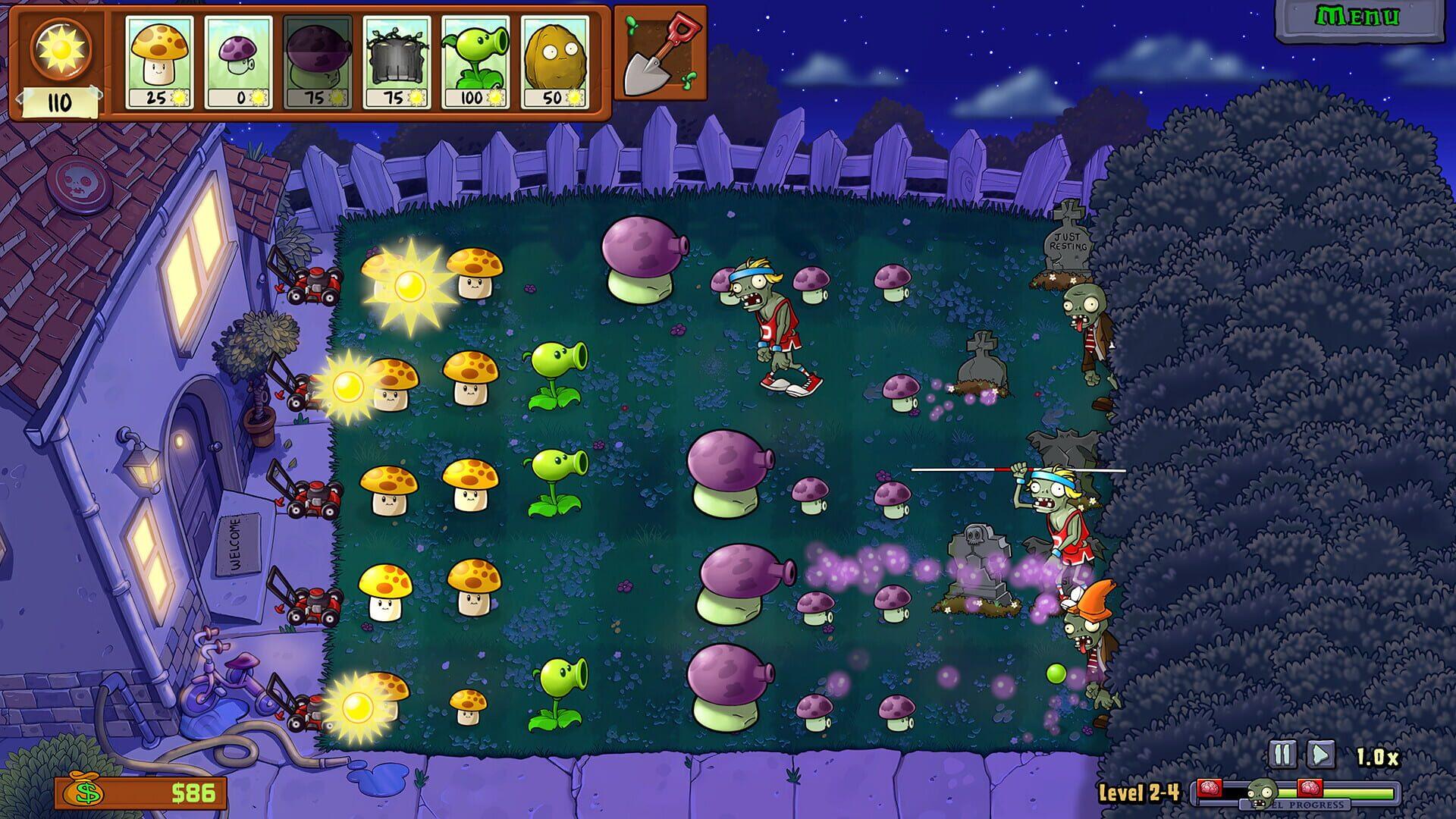Plants vs. Zombies: Replanted - gameplay screenshot