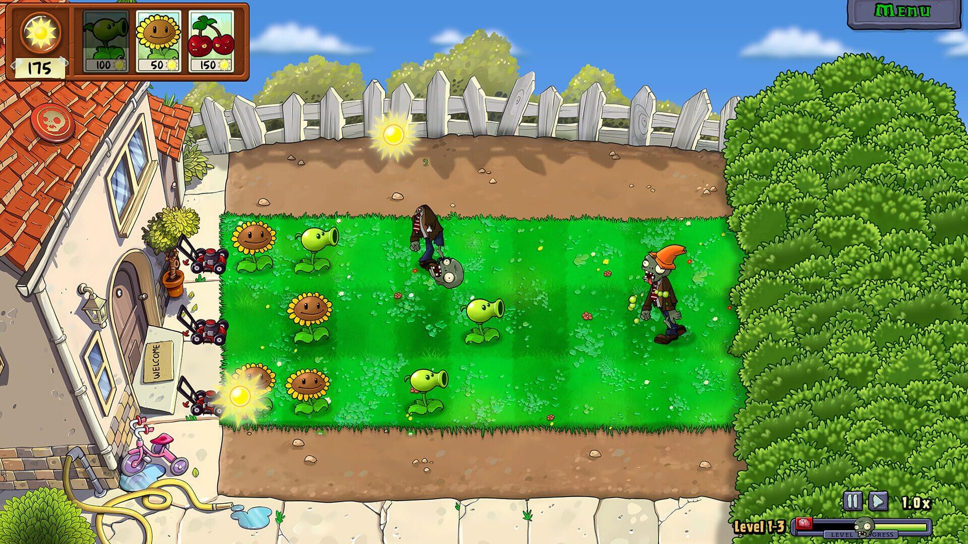 Plants vs. Zombies: Replanted - świat gry, lokacja