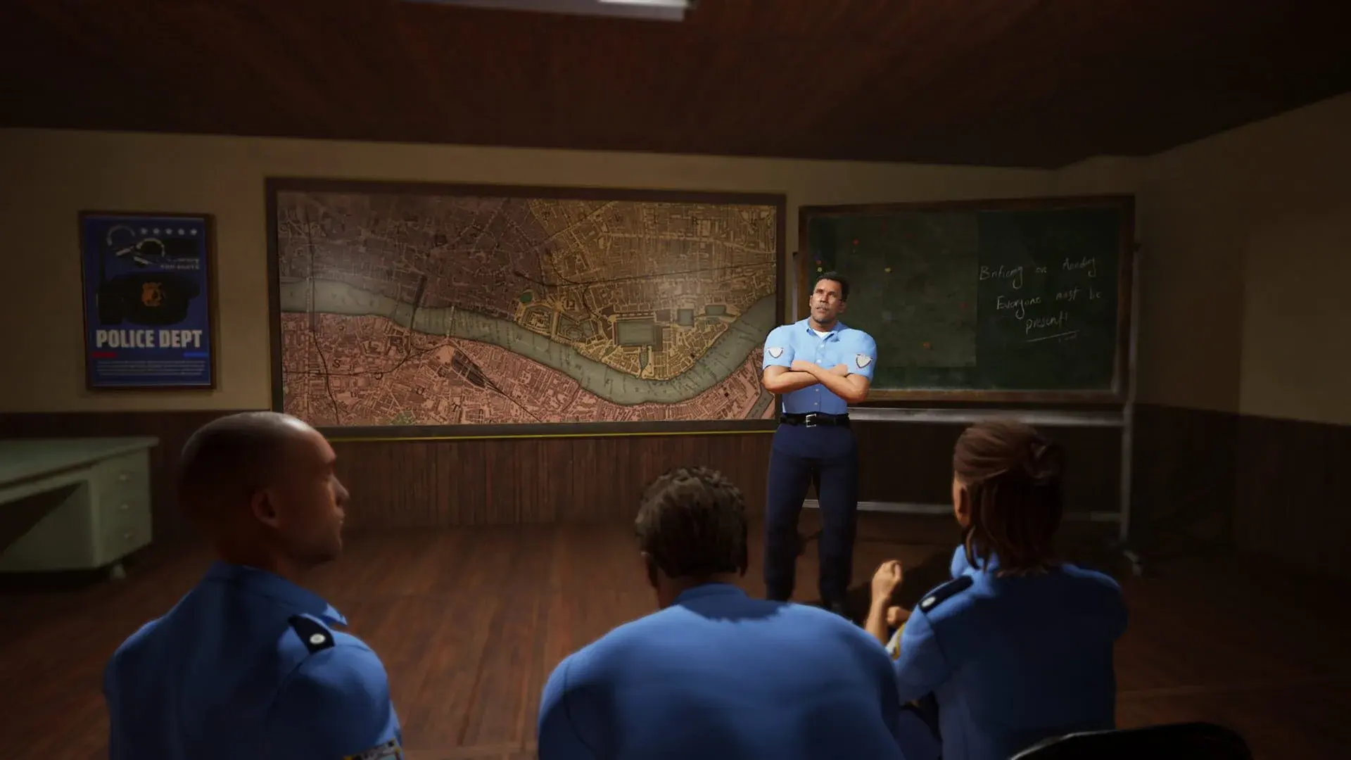 Police Chief Simulator - świat gry, lokacja