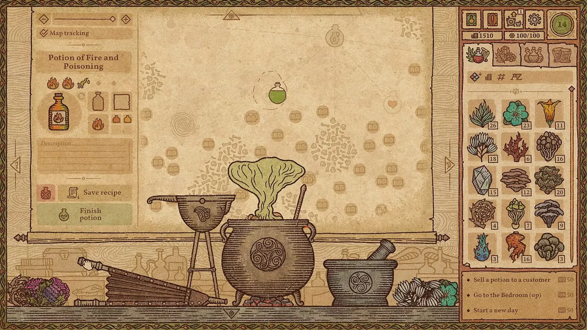 Potion Craft (PS5) - główny screenshot z gry