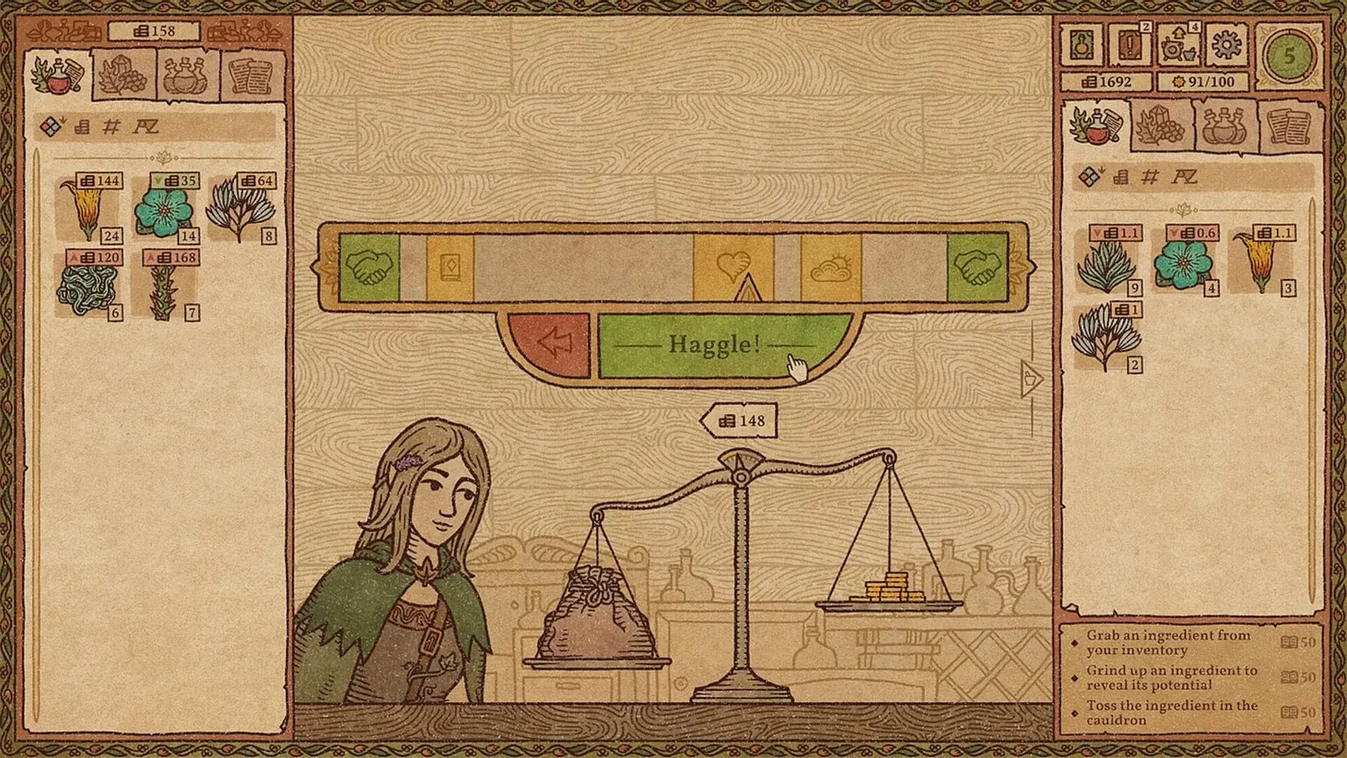 Potion Craft (Switch) - gameplay screenshot