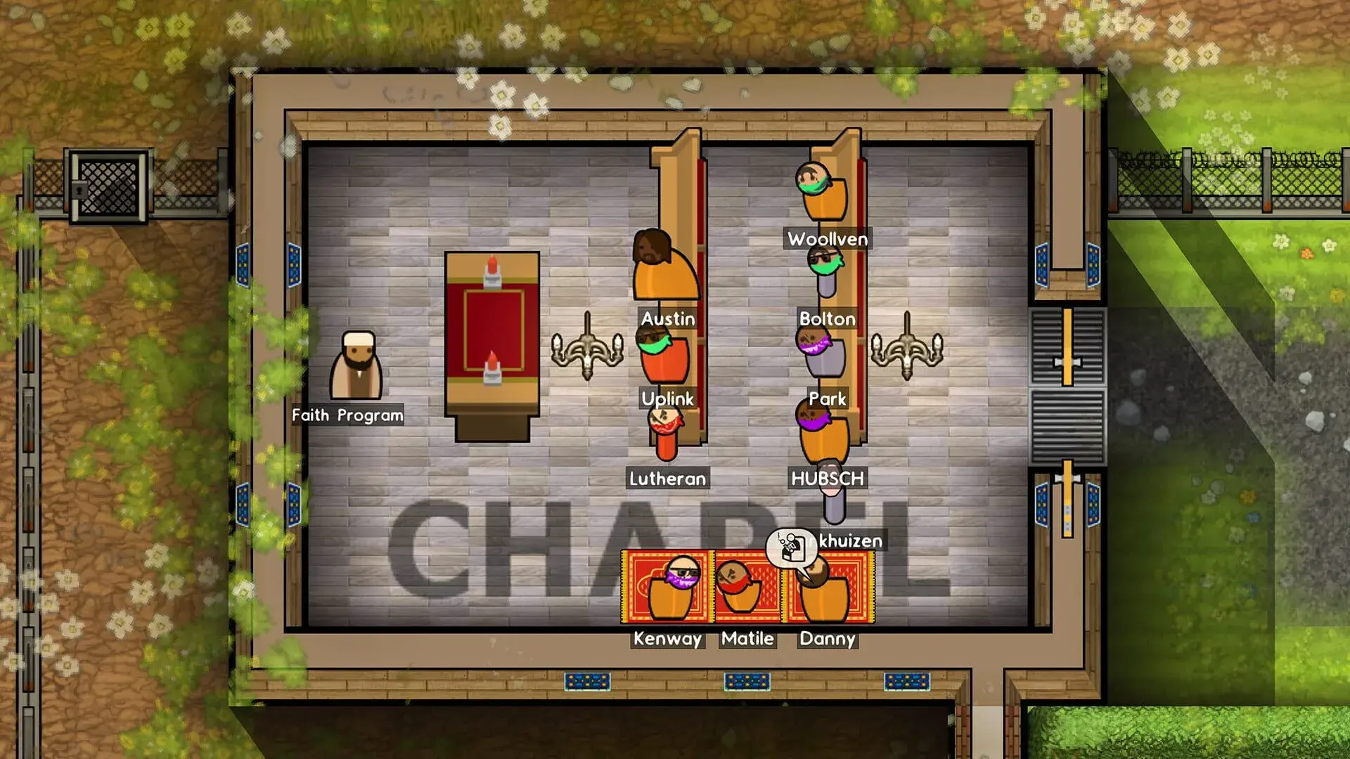 Prison Architect: Gangs - główny screenshot z gry