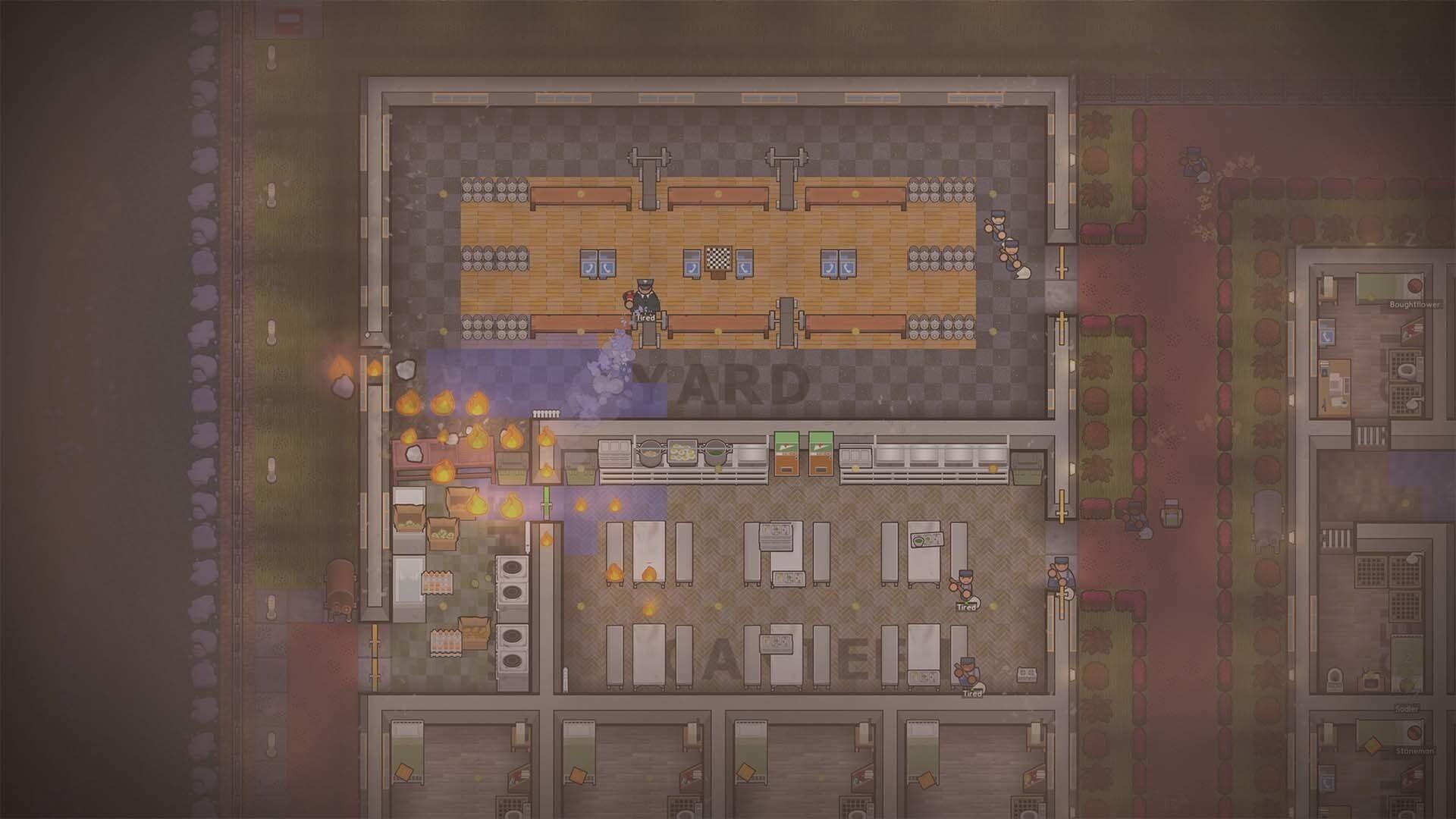 Prison Architect: Perfect Storm - świat gry, lokacja
