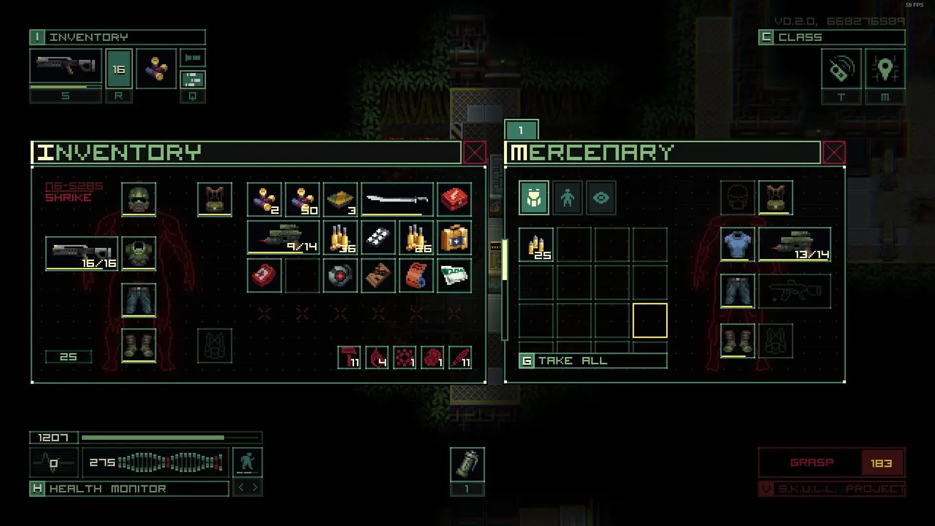 Quasimorph - główny screenshot z gry