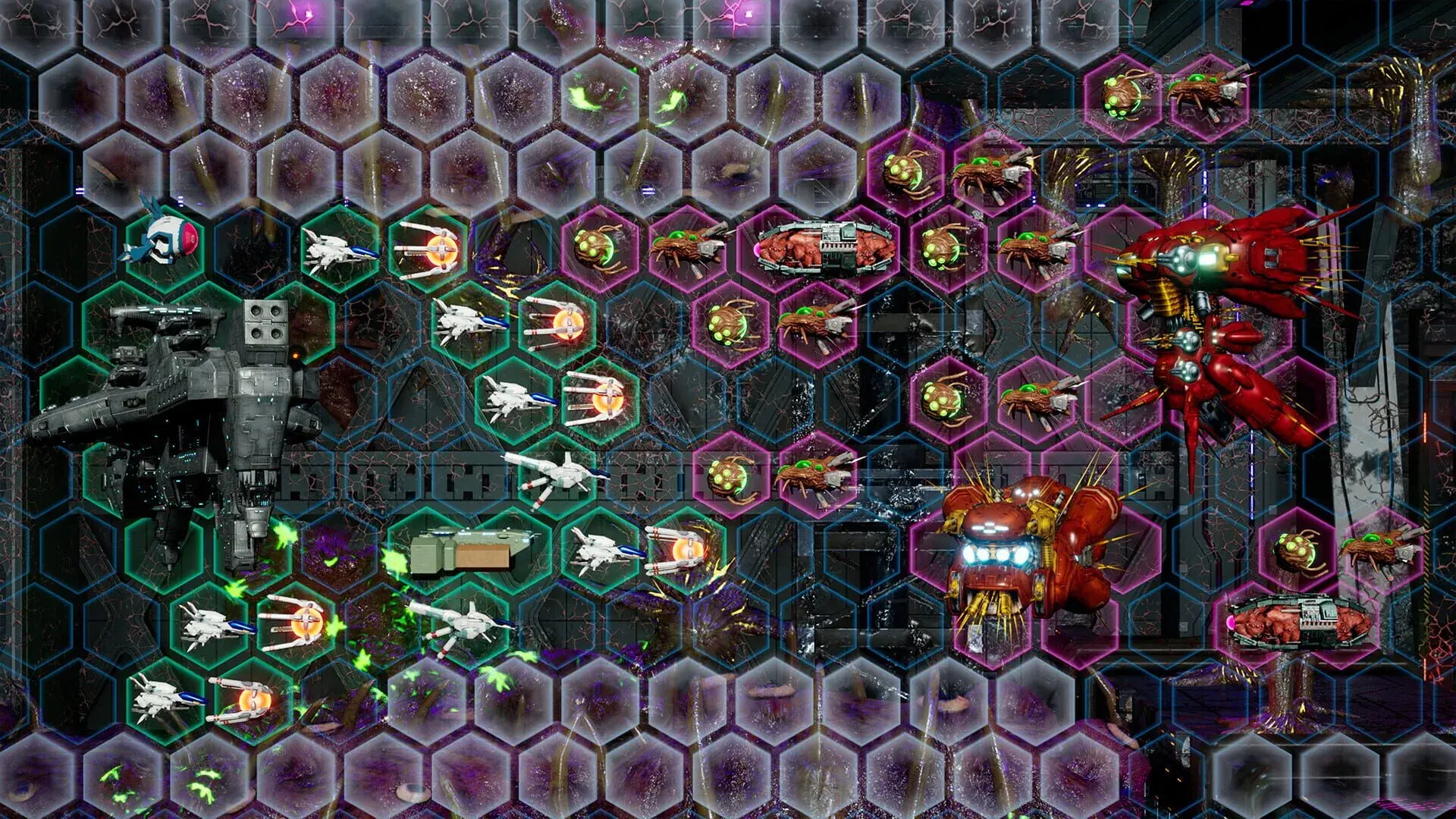 R-Type Tactics I & II Cosmos - główny screenshot z gry