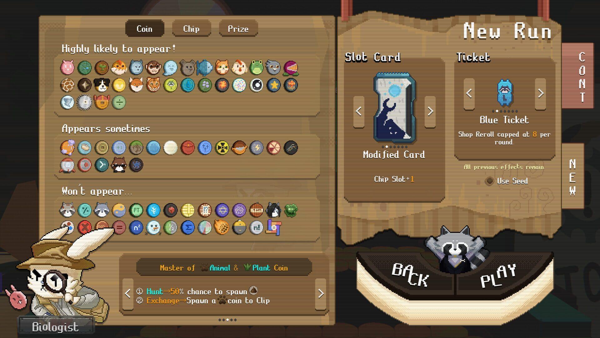 Raccoin: Coin Pusher Roguelike - screenshot wysokiej jakości