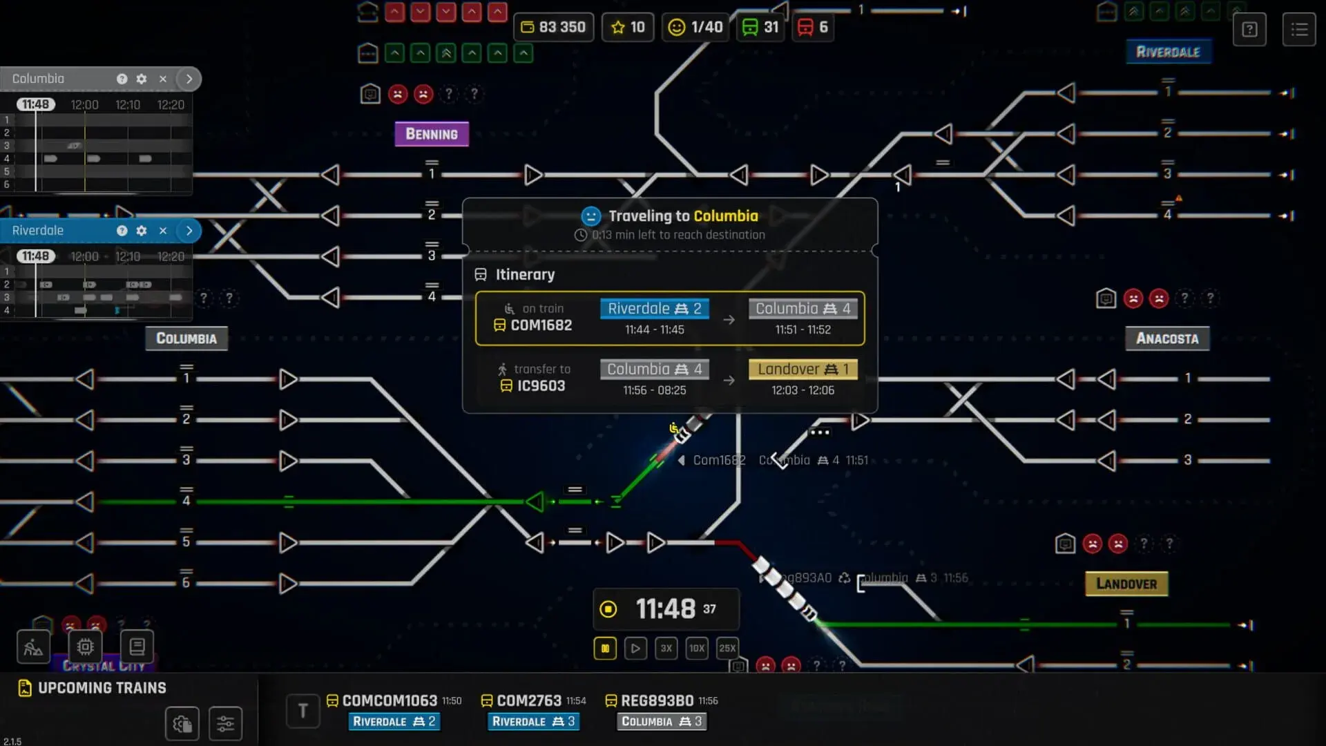 Rail Route: Happy Passengers - główny screenshot z gry