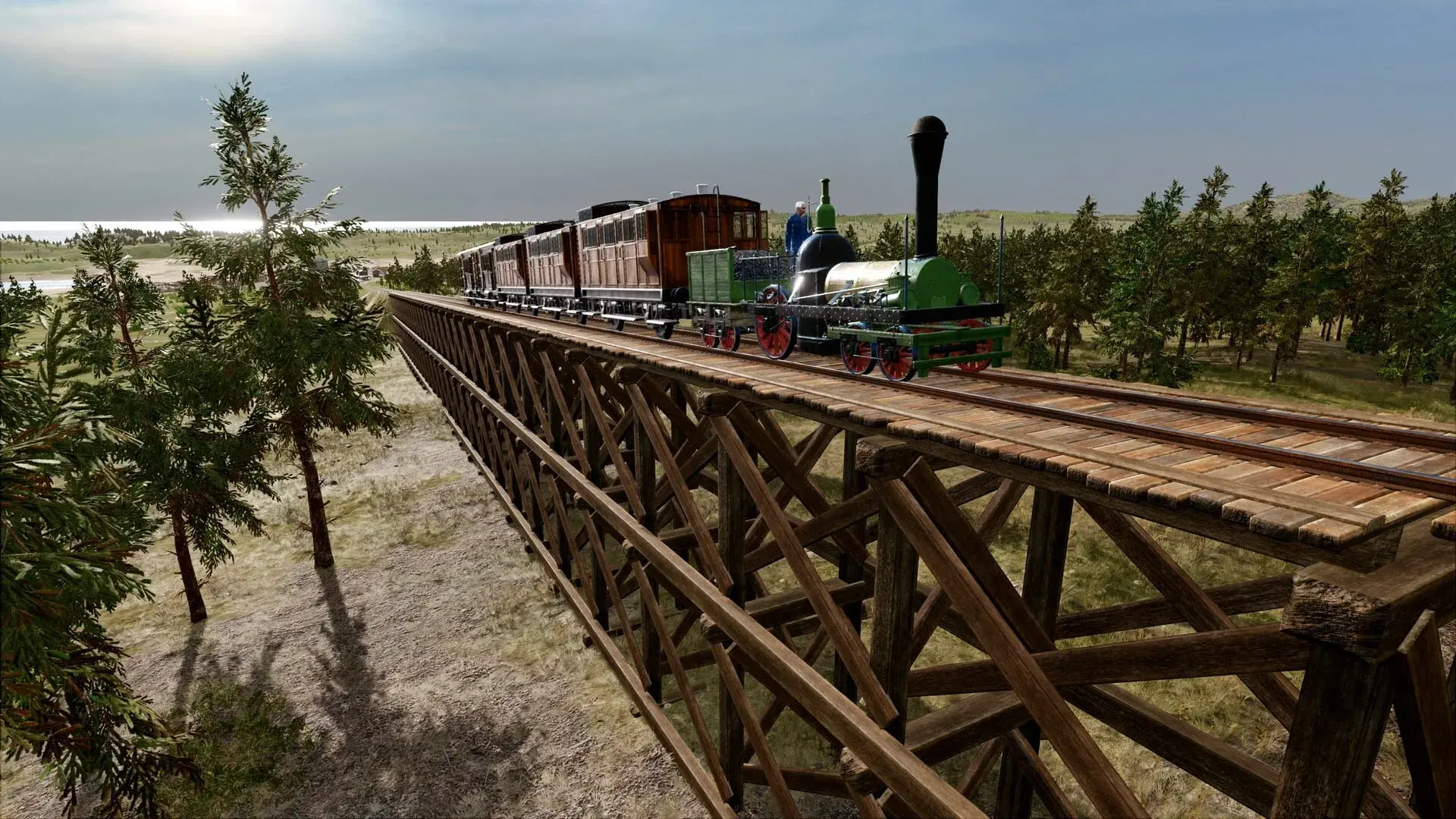 Railway Empire 2 - główny screenshot z gry