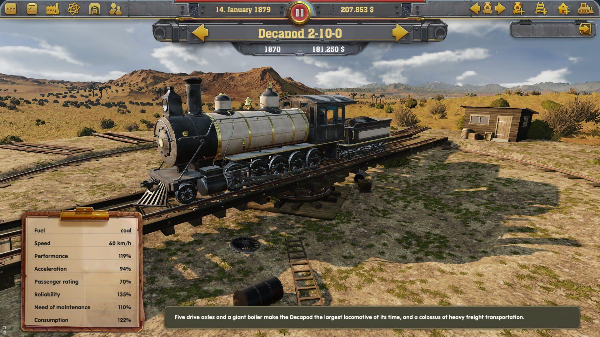 Railway Empire - gameplay screenshot
