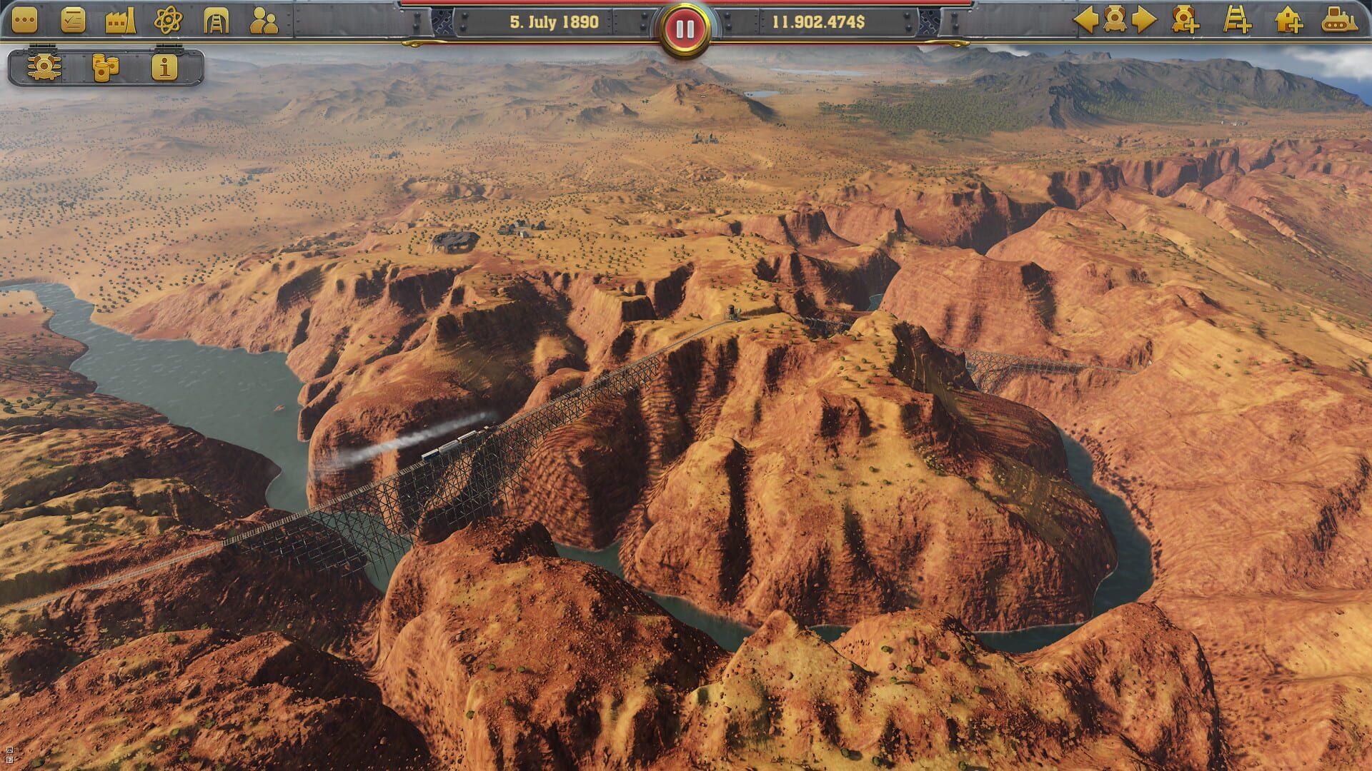 Railway Empire - akcja w grze