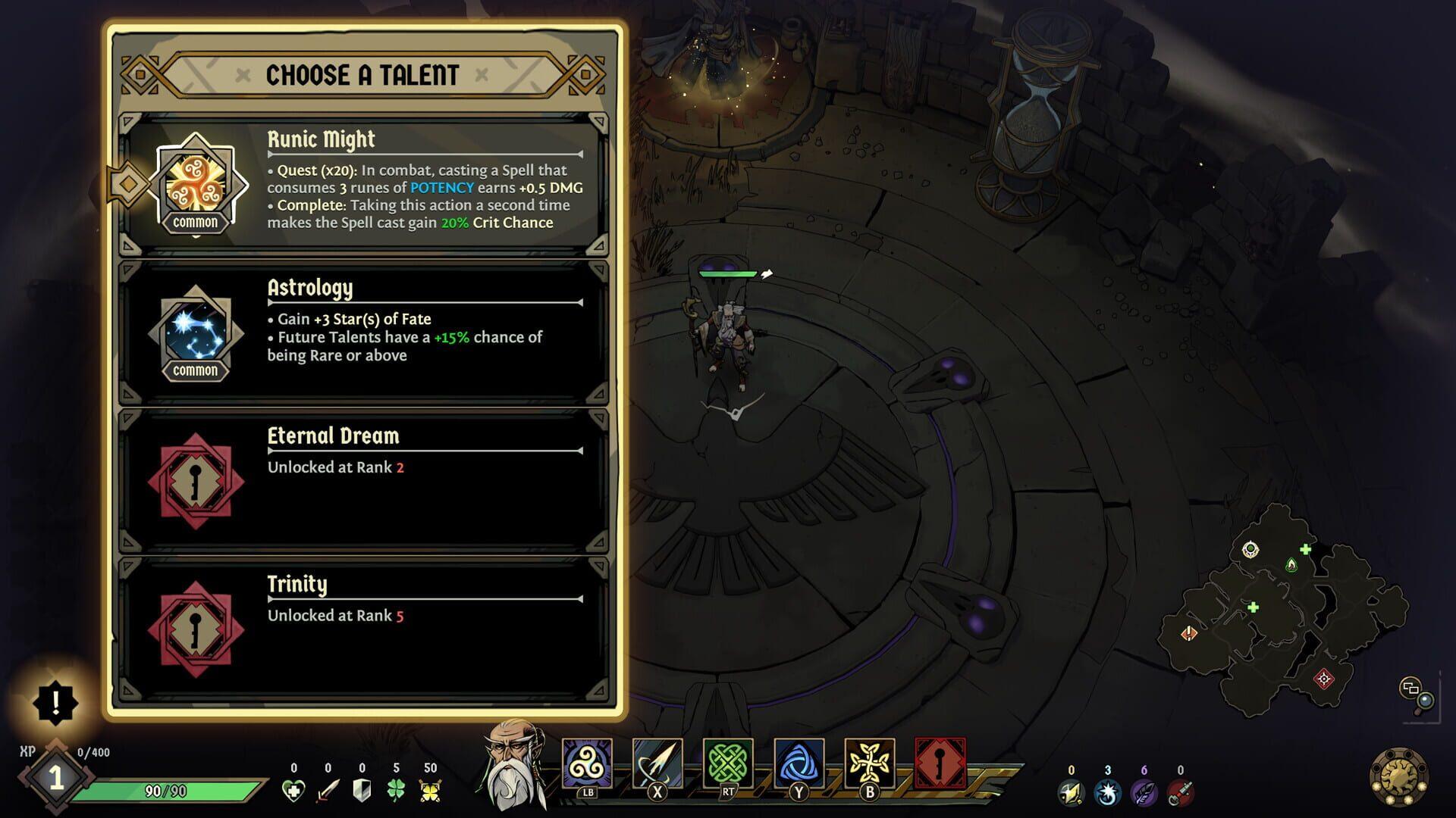 Ravenswatch - Merlin - gameplay screenshot