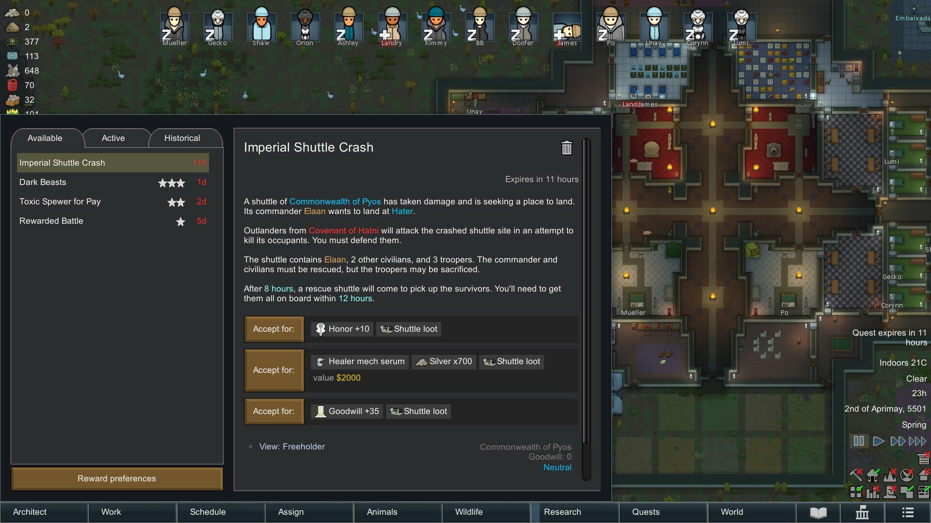 RimWorld: Royalty - obrazek z gry