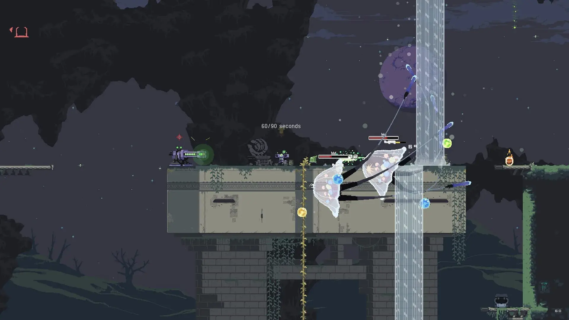 Risk of Rain Returns - akcja w grze