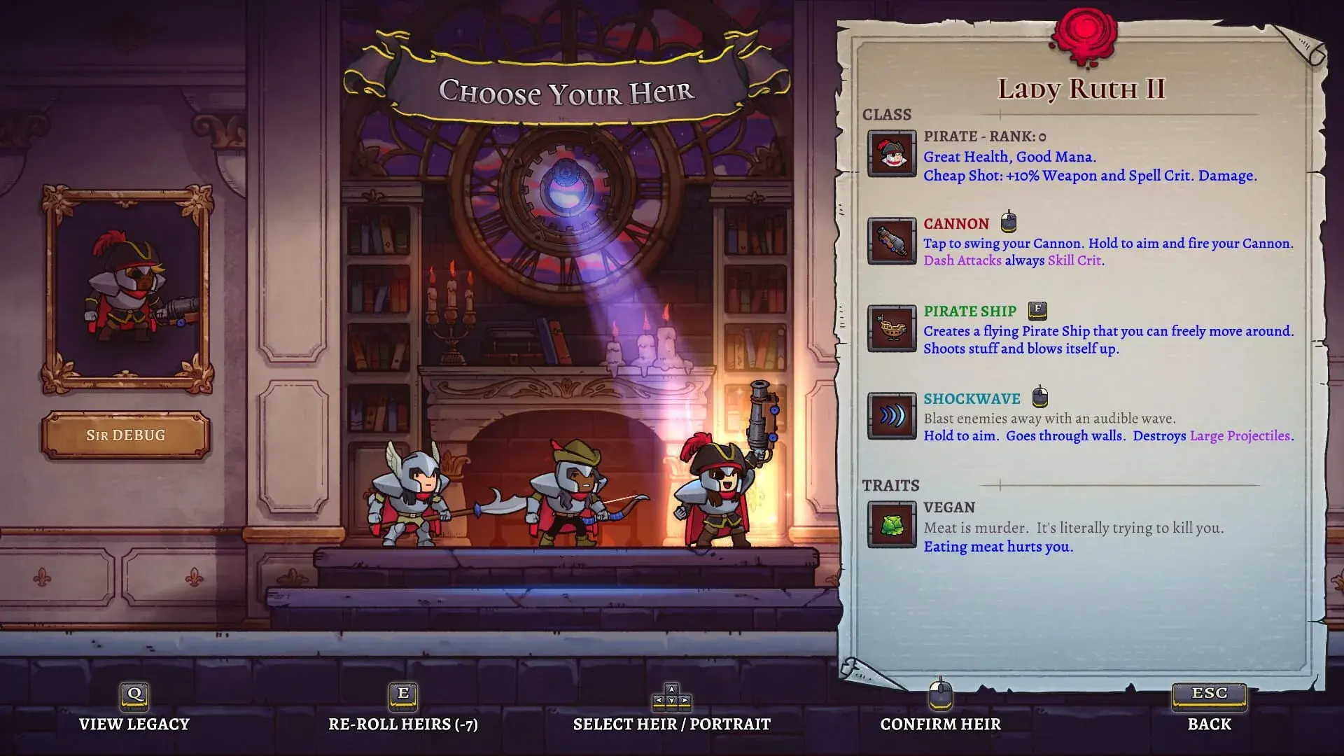 Rogue Legacy 2 (Switch) - gameplay screenshot