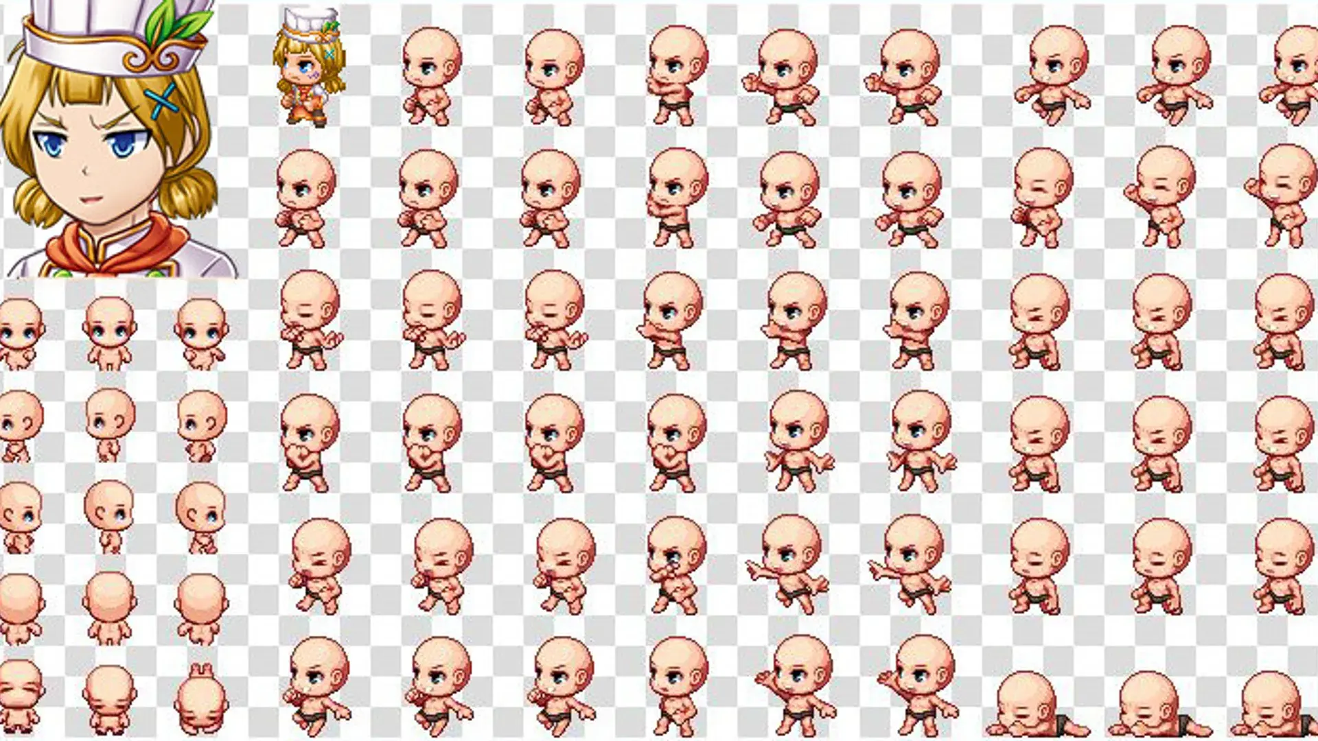 RPG Maker MZ - Character Generator Pack - zrzut ekranu 1