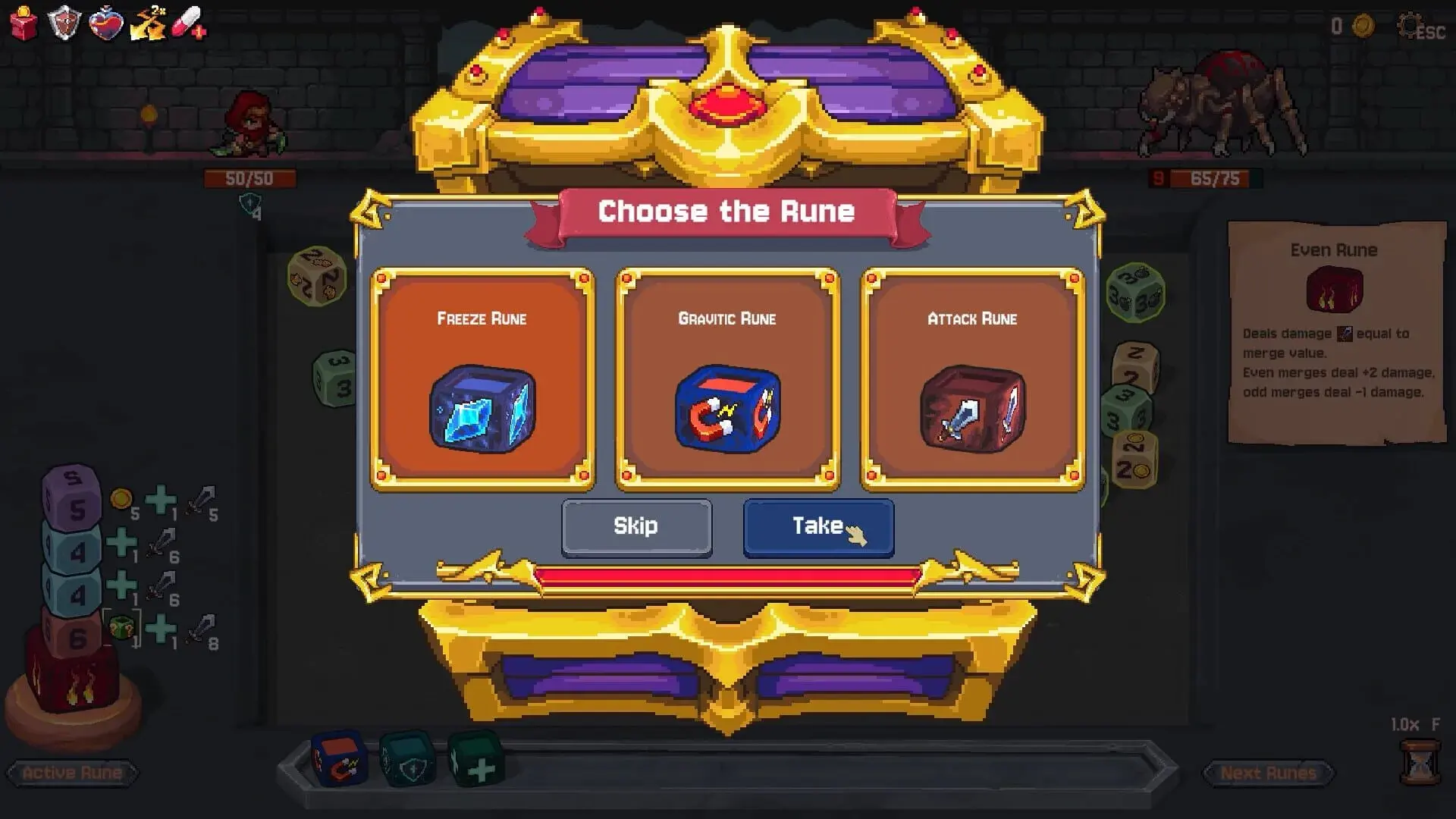 Rune Dice (Switch) - świat gry, lokacja