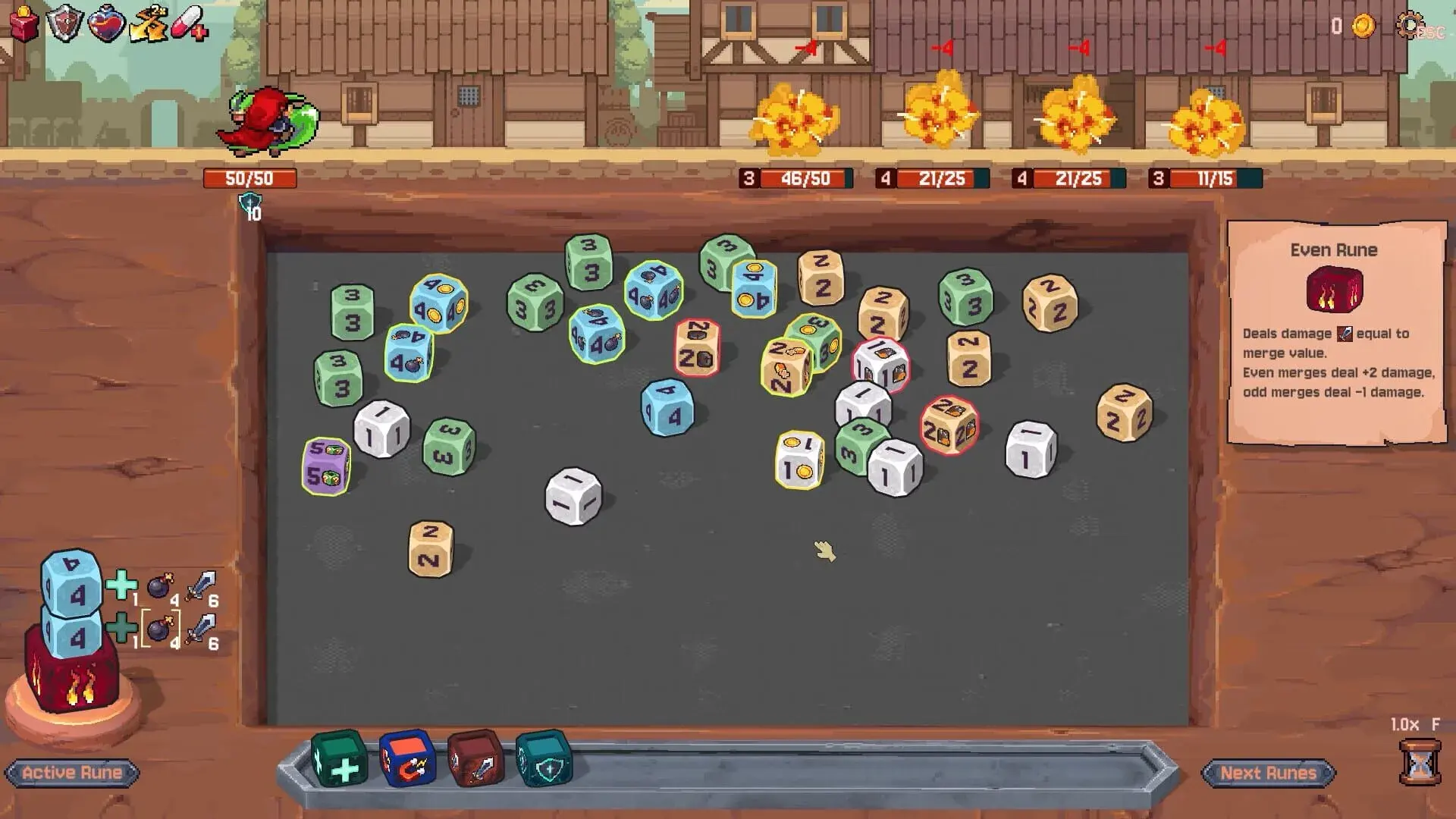 Rune Dice (Switch) - akcja w grze